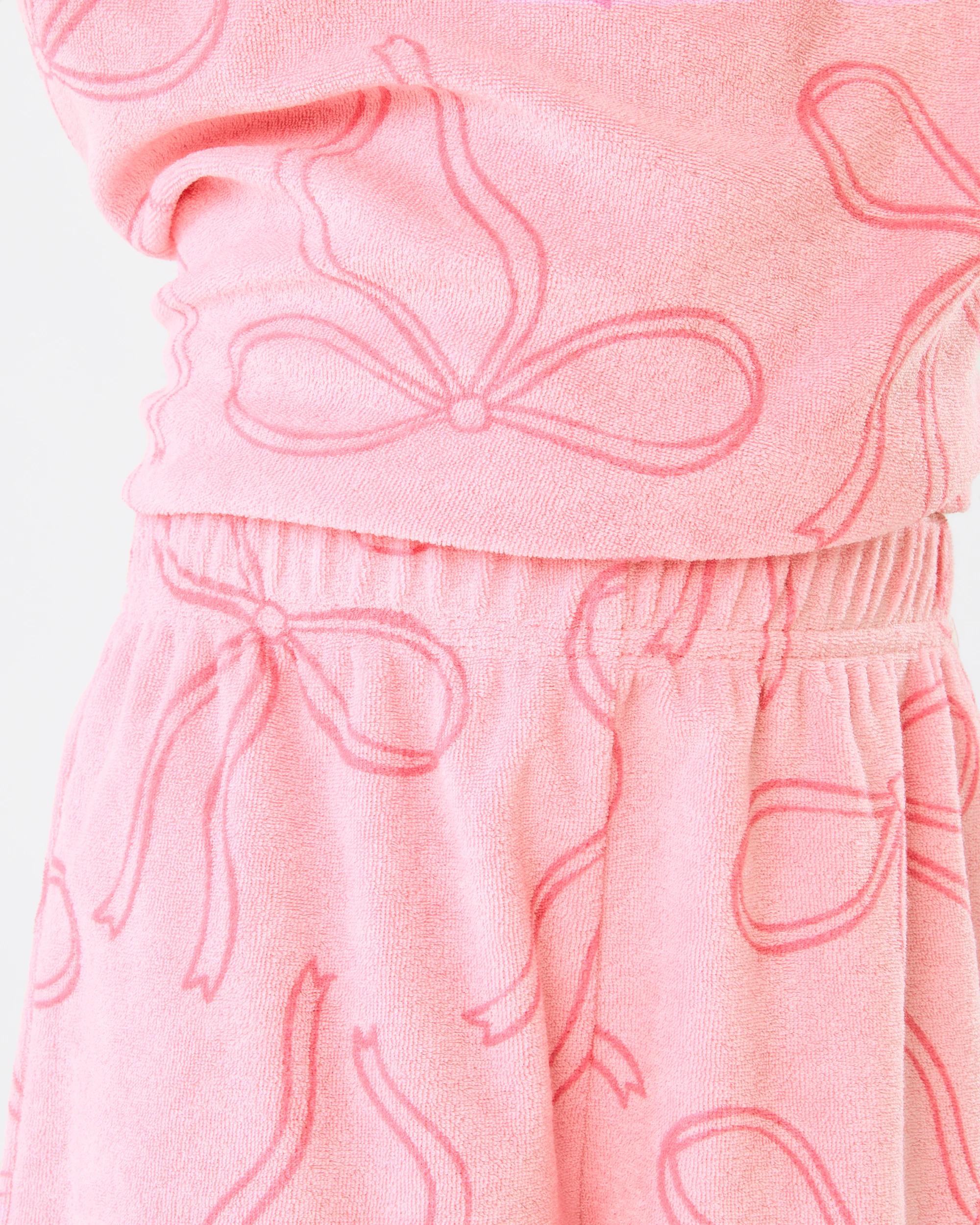 3 Terry Shorts Pnk Bow, 3 of 6