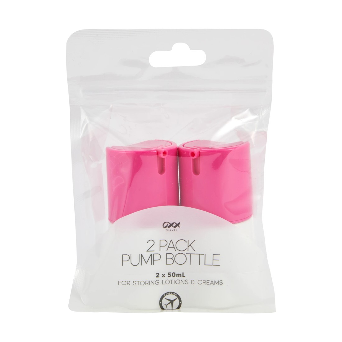 1 OXX Travel 2 Pack Pump Bottles, 1 of 7