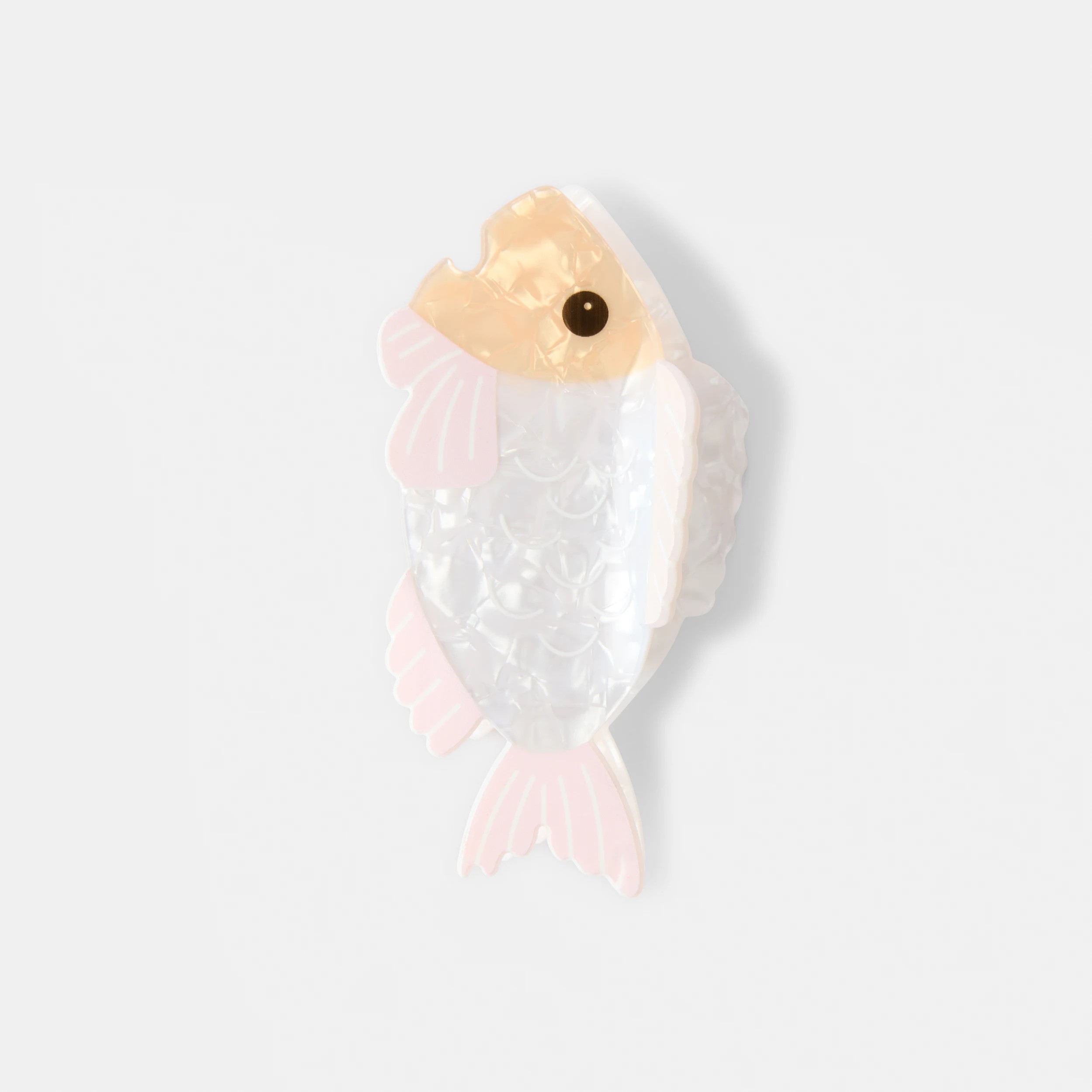 1 Pink Novelty Fish Claw Hair Clip, 1 of 4