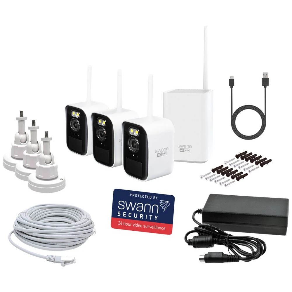 8 Swann MaxRanger4K Mini Long Range Wireless Security Cam 3 PK, 8 of 8