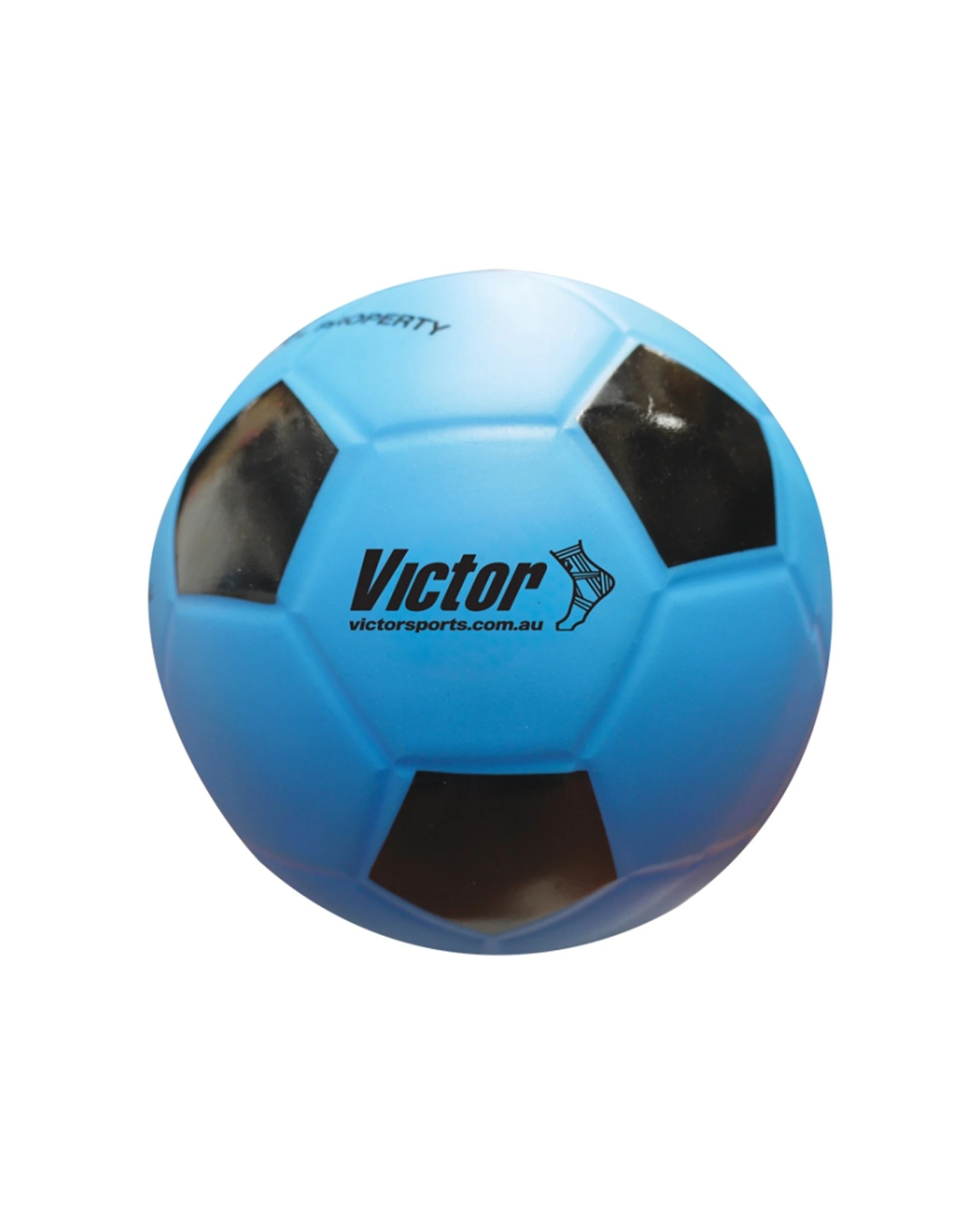 1 Victor Sports Vinyl School Soccer Ball Soft Touch Lightweight 8.5 Inches - Blue, 1 of 1