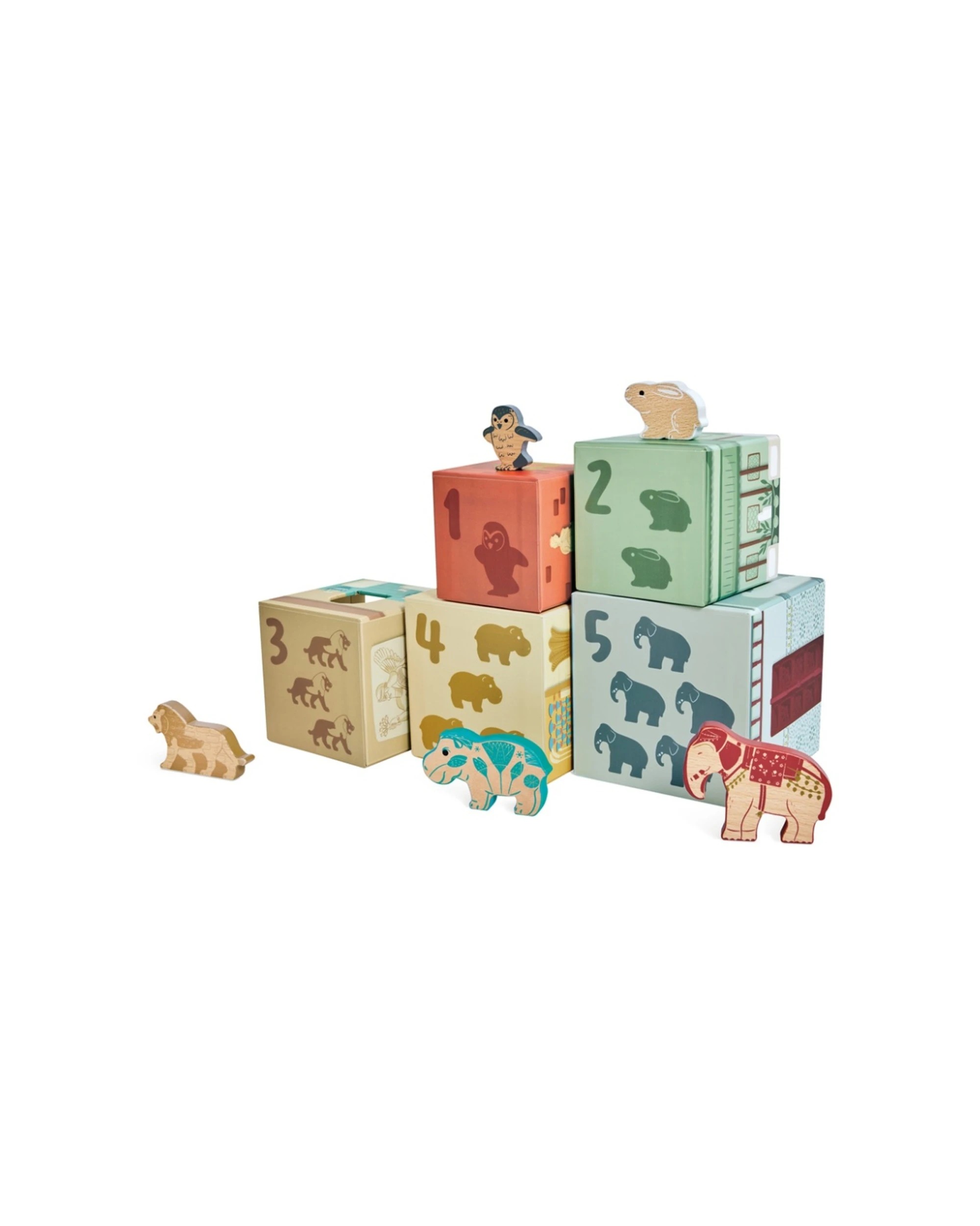 3 Hape Museum Nesting Blocks 10pc With Animal Friends Activity Toy - Multi, 3 of 4