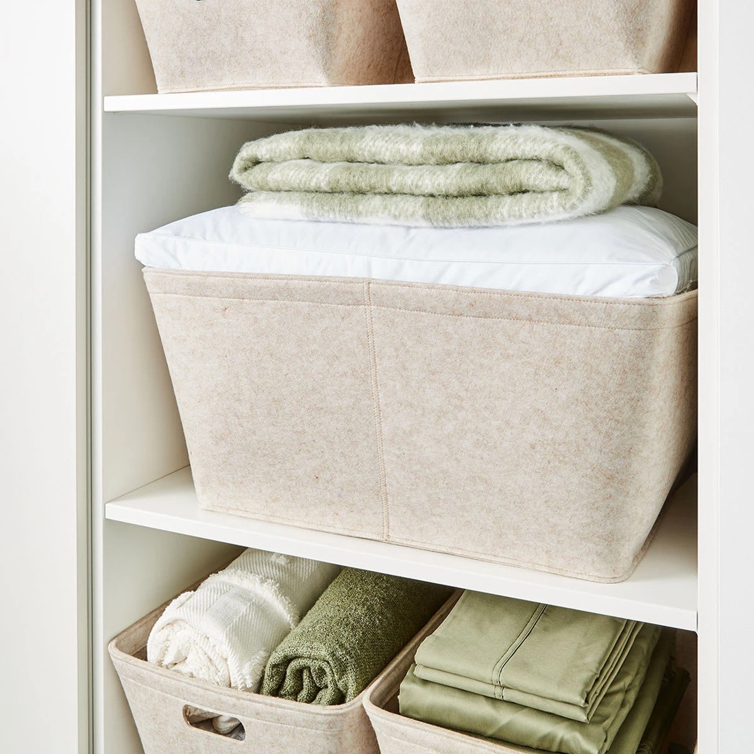 9 Felt Tub - Large, Beige, 9 of 10