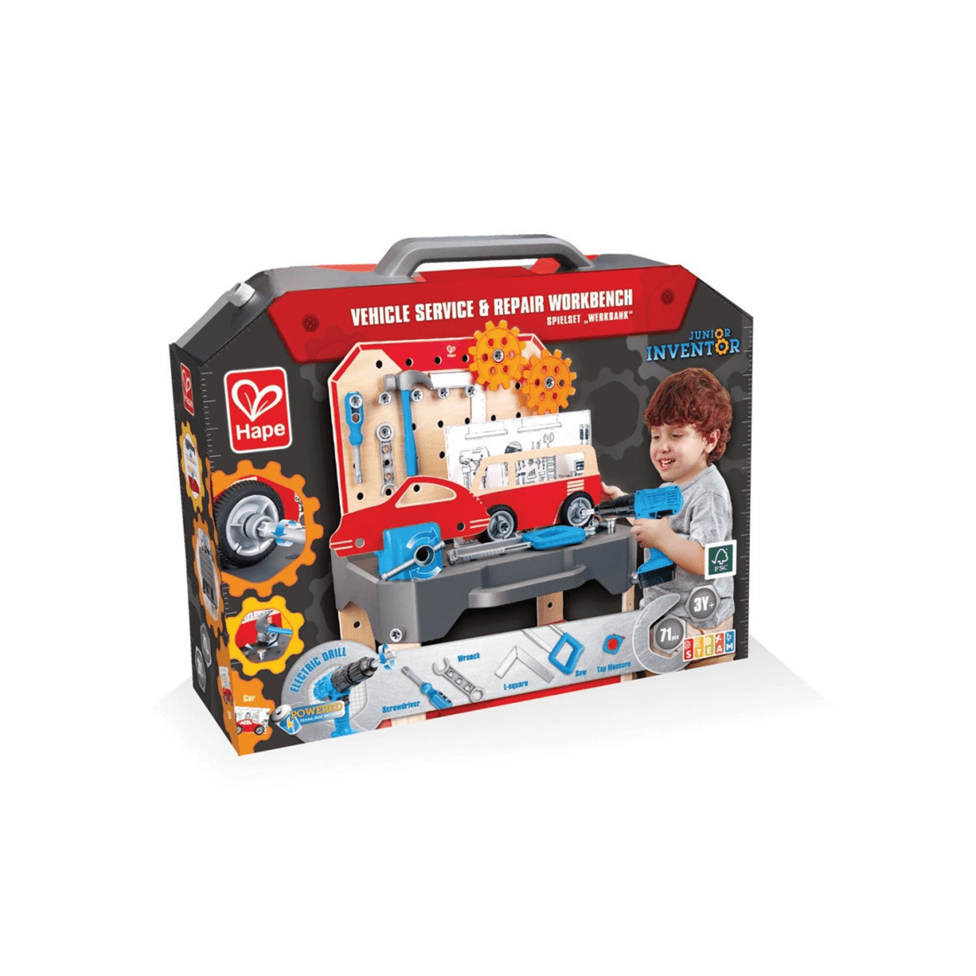 1 Hape Toys Hape Vehicle Service And Repair Workbench, 1 of 3