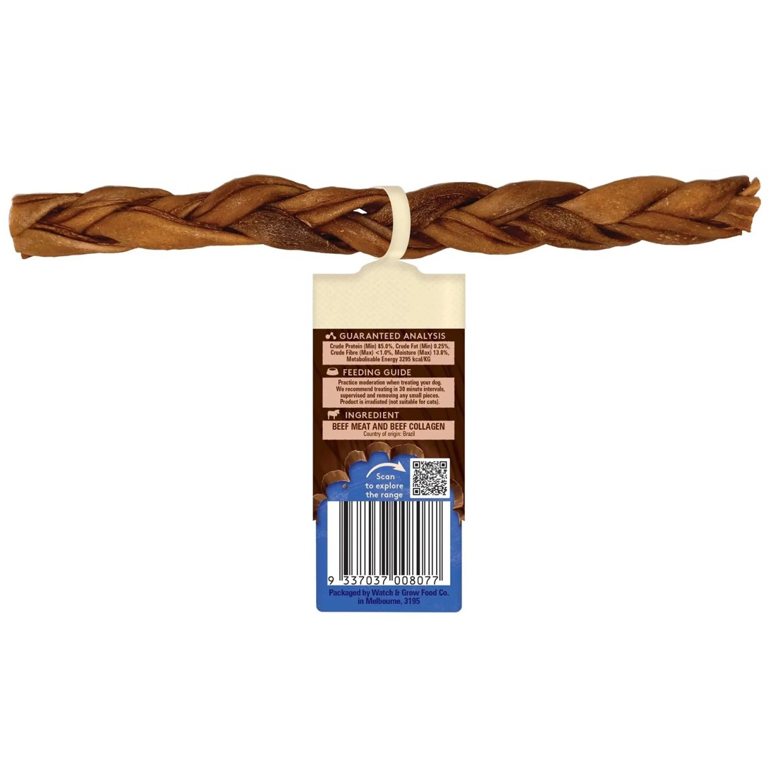 2 WAG Braided Collagen Stick Regular Treats, 2 of 2