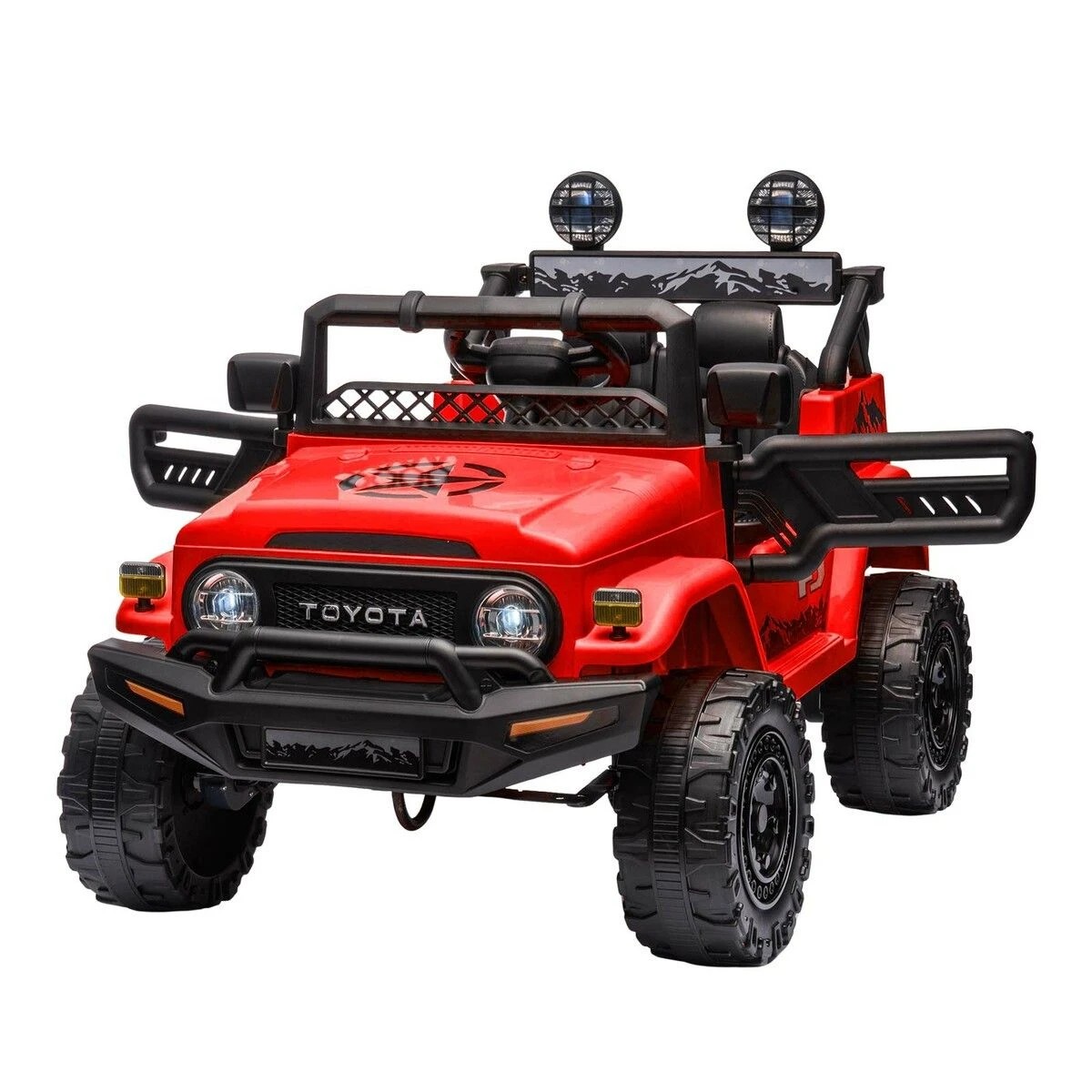 3 AUSWAY Kids Electric Car Ride On Toy Vehicle, 3 of 4