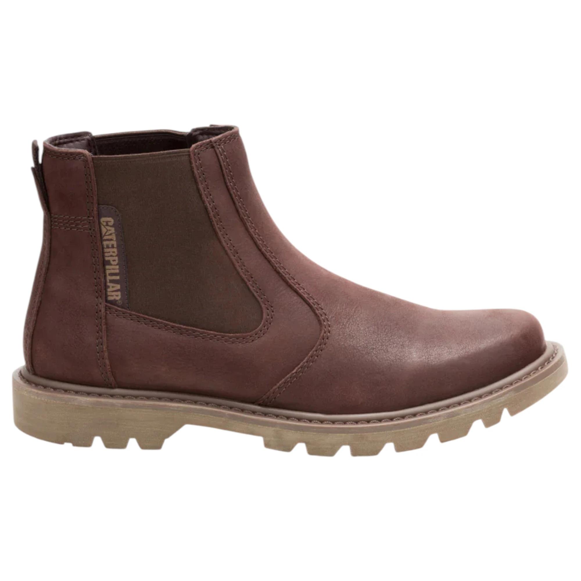 2 Caterpillar Mens Colorado 2.0 Chelsea Work Boot BROWN, 2 of 7