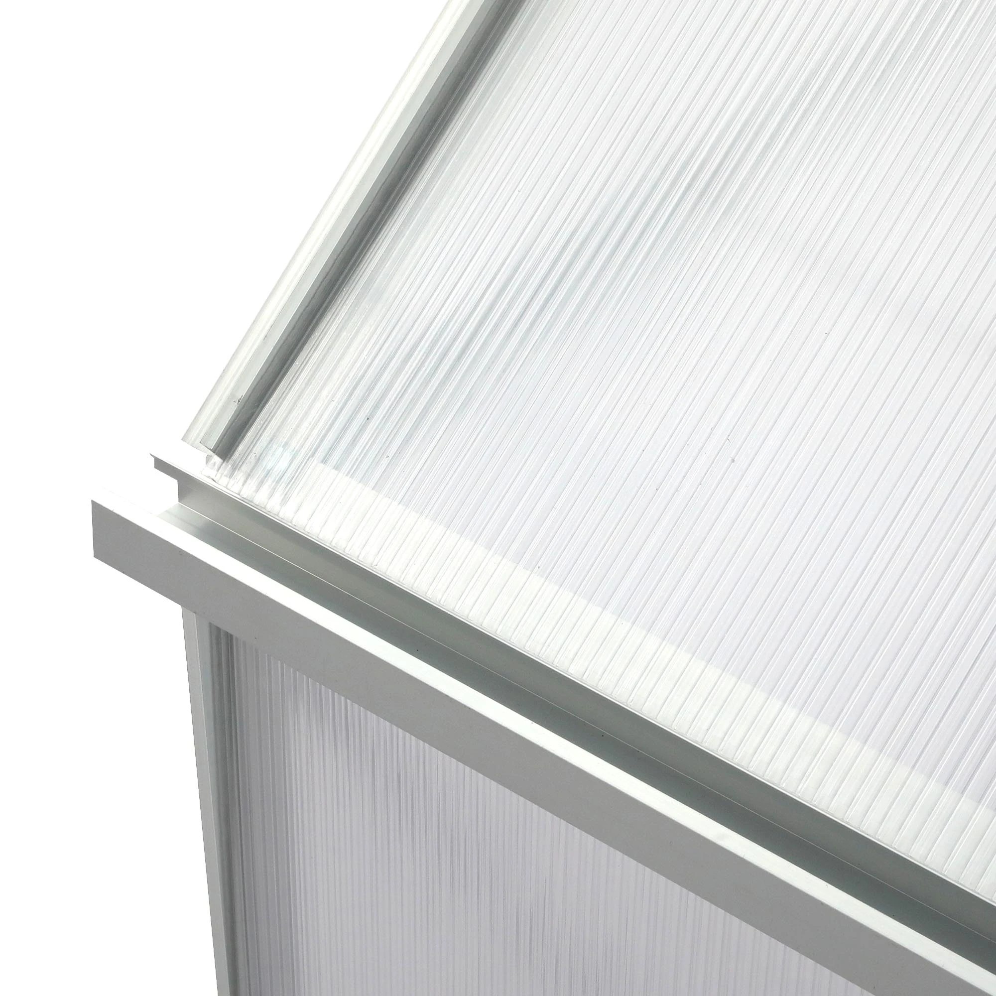 4 Levede Alumium Greenhouse 1.95X1.9X3.16M Polycarbonate Garden Shed, 4 of 9