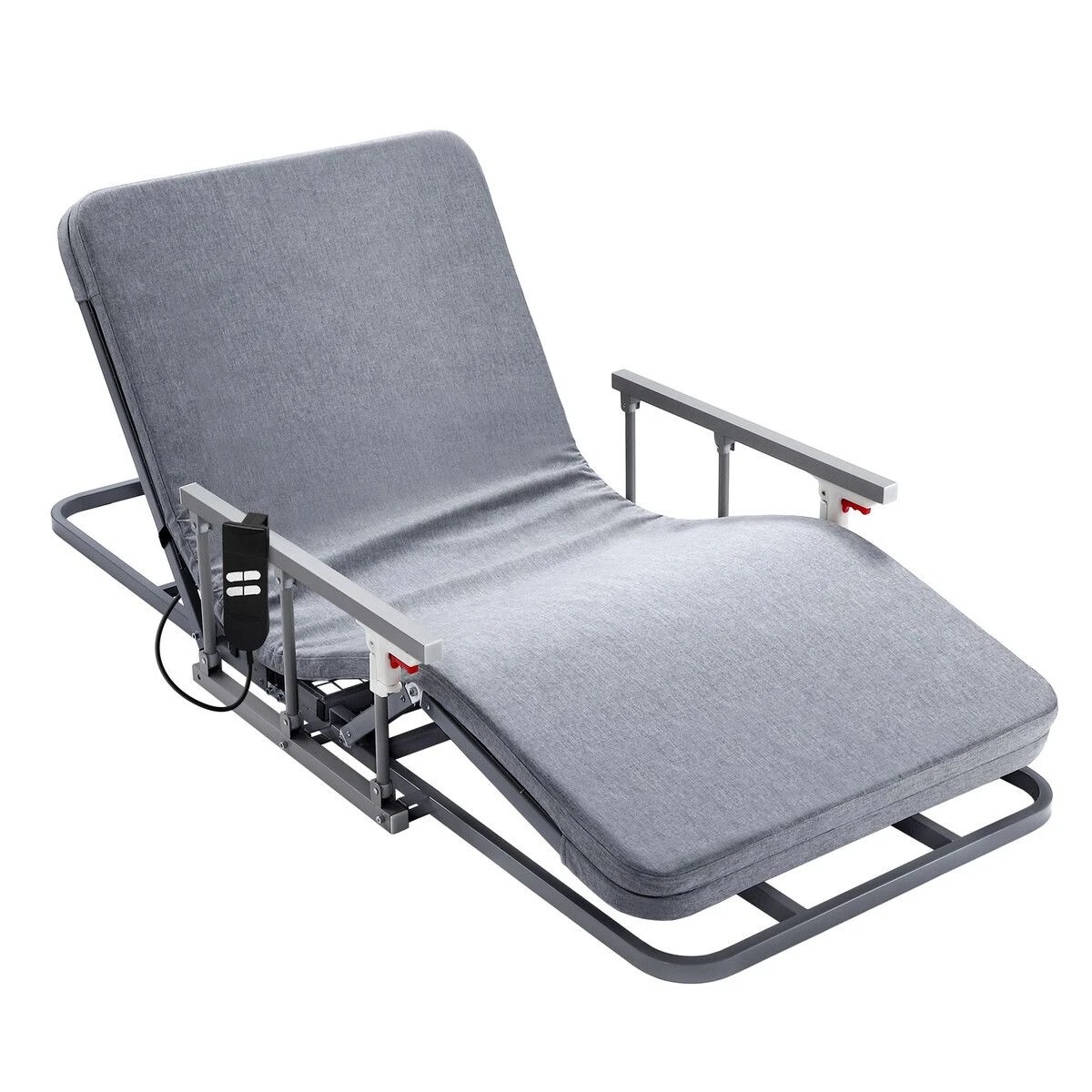 1 AUSWAY Electric Lift Bed Arm Back Leg Rest Bedrails Power Chair Lifter, 1 of 3