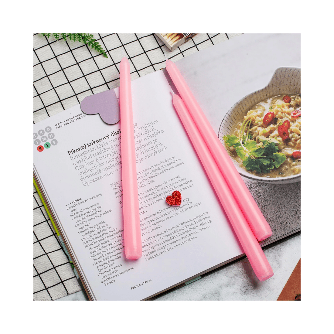 7 BR Home Tapered Dinner Candles - Unscented Wedding Candles, 25cm, 7 of 8