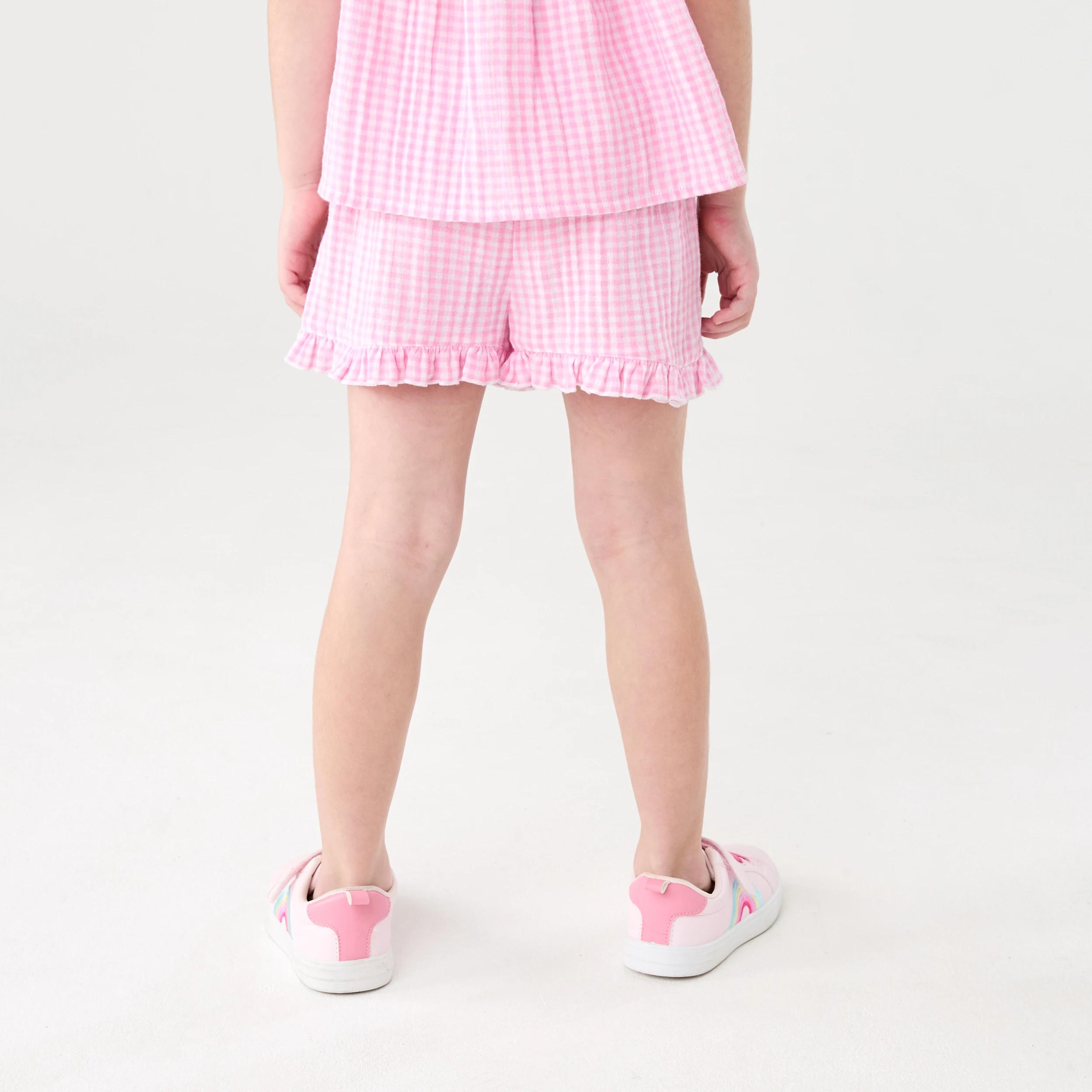 2 Frill Hem Shorts PINK GINGHAM, 2 of 6