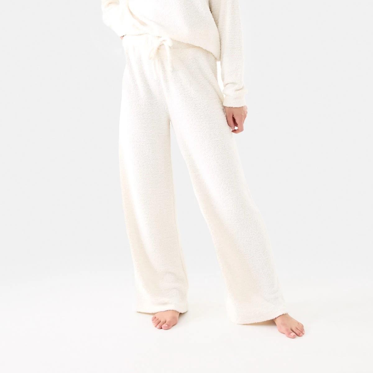 1 Plush Fleece Pants Whisper, 1 of 5