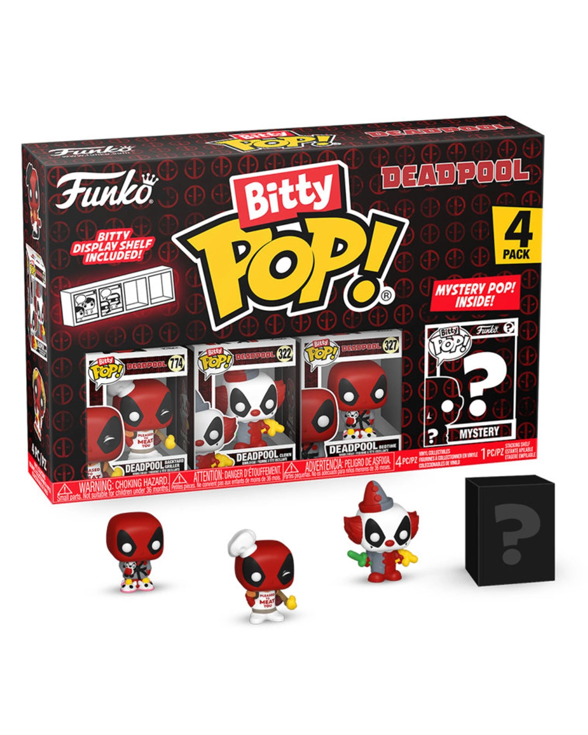 1 Deadpool BBQ Master Bitty 4 Pack Funko POP! Vinyl, 1 of 1