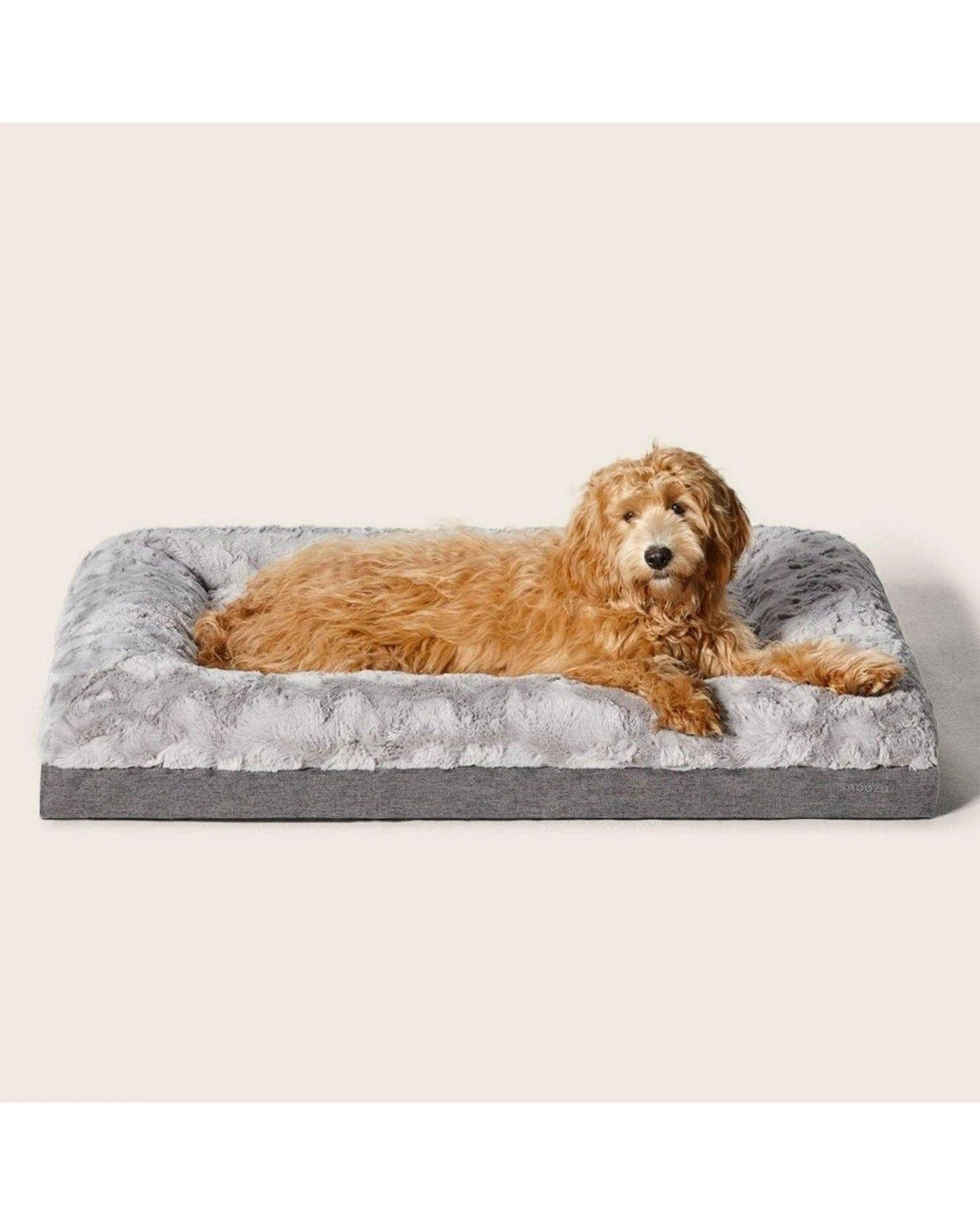 6 Snooza Ultra Comfort Lounge Plush Faux Fur Cosy Pet Dog Bed Medium, 6 of 7
