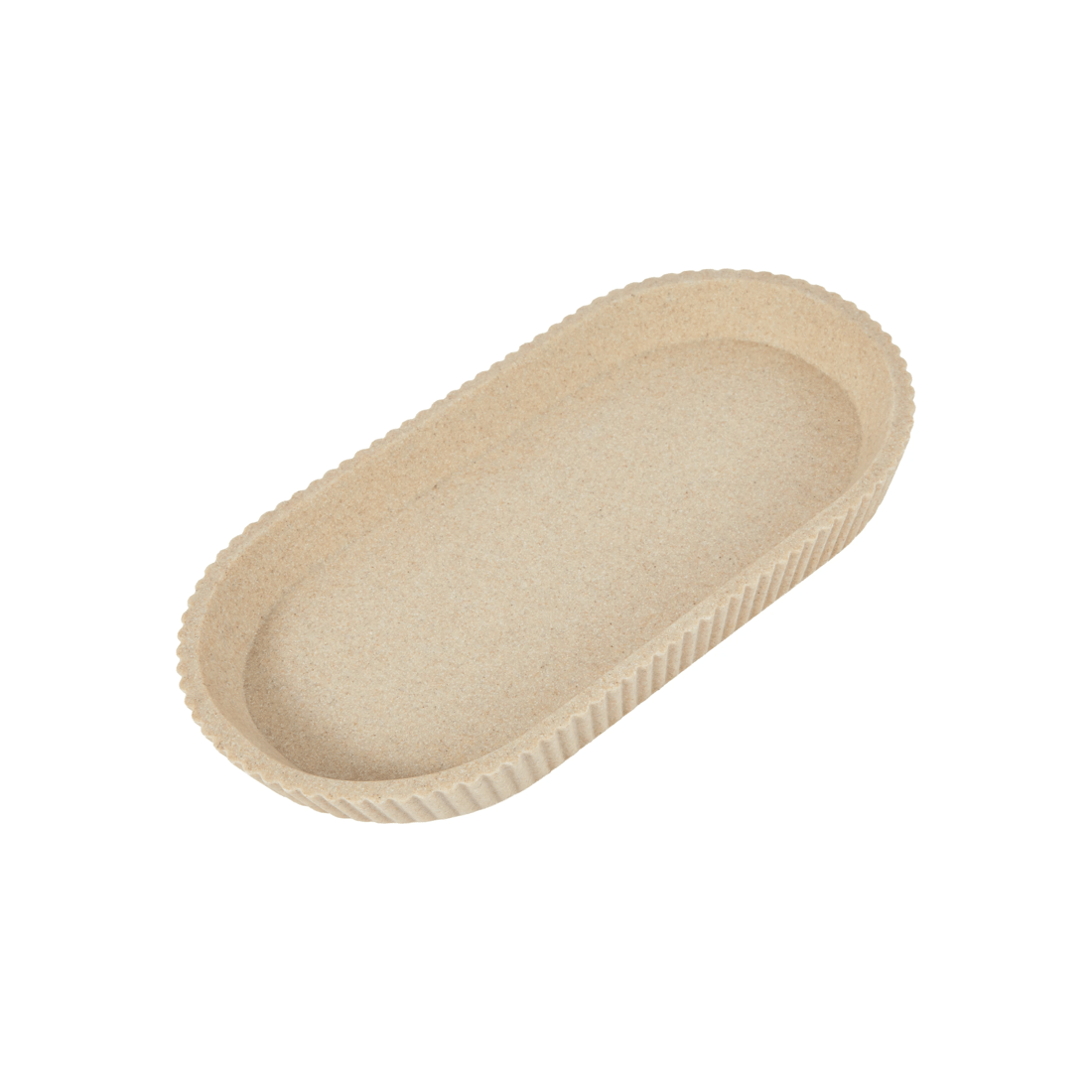 1 Natural Fluted Tray, 1 of 4