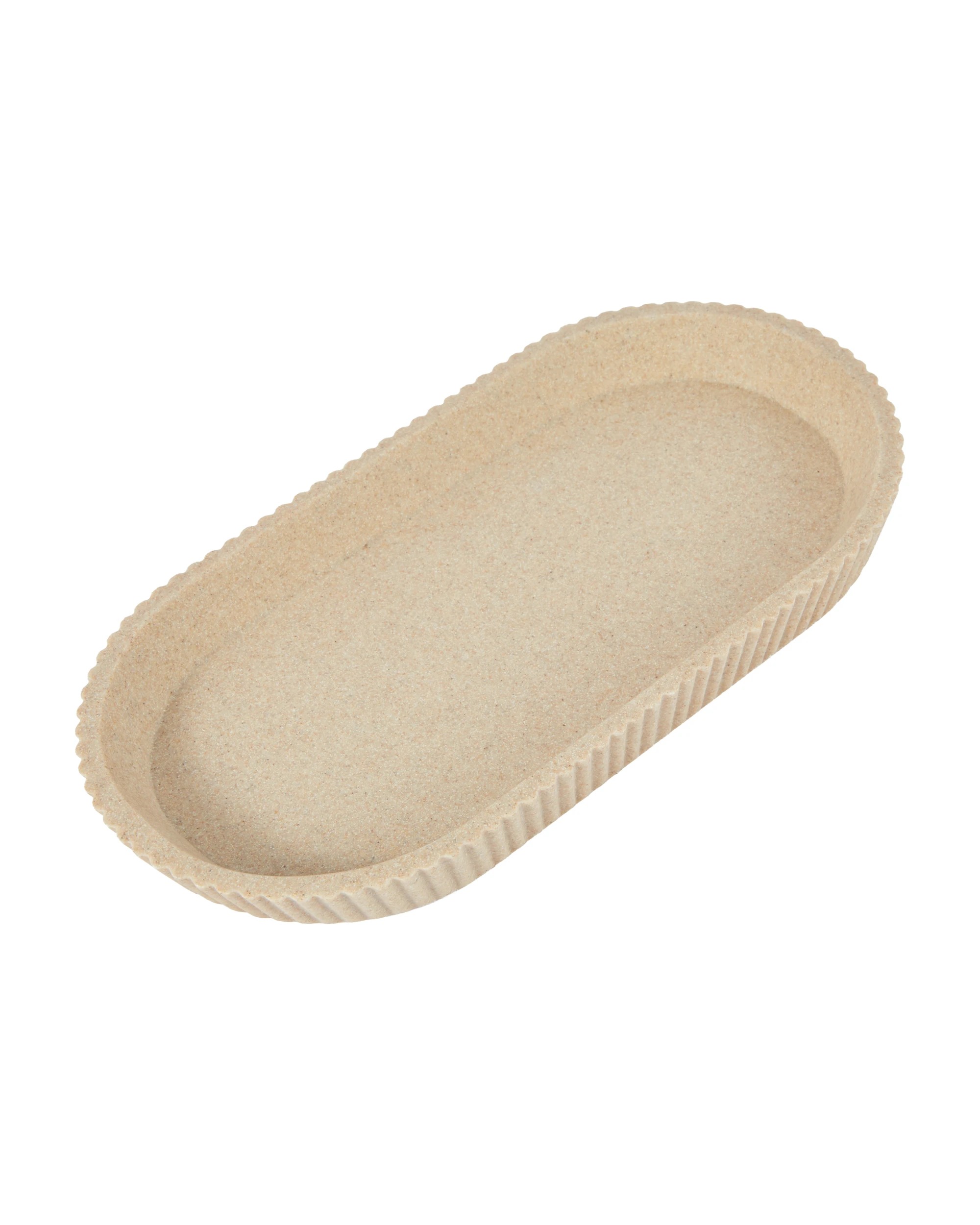 1 Natural Fluted Tray, 1 of 4