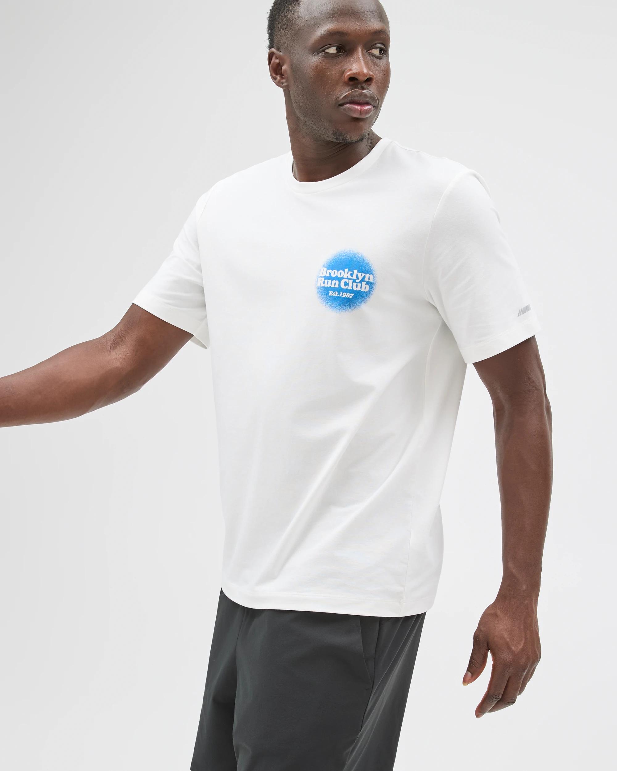 4 Target Active Active Australian Cotton Blend Graphic T-Shirt OFF WHITE BROOKLYN RUN CLUB, 4 of 6