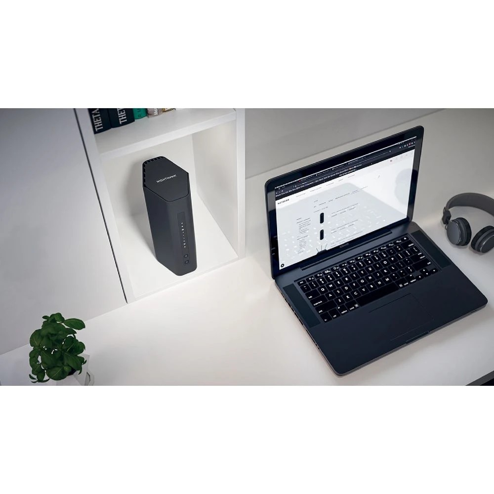 4 Netgear Nighthawk BE6500 Dual Band WiFi 7 Router, 4 of 6