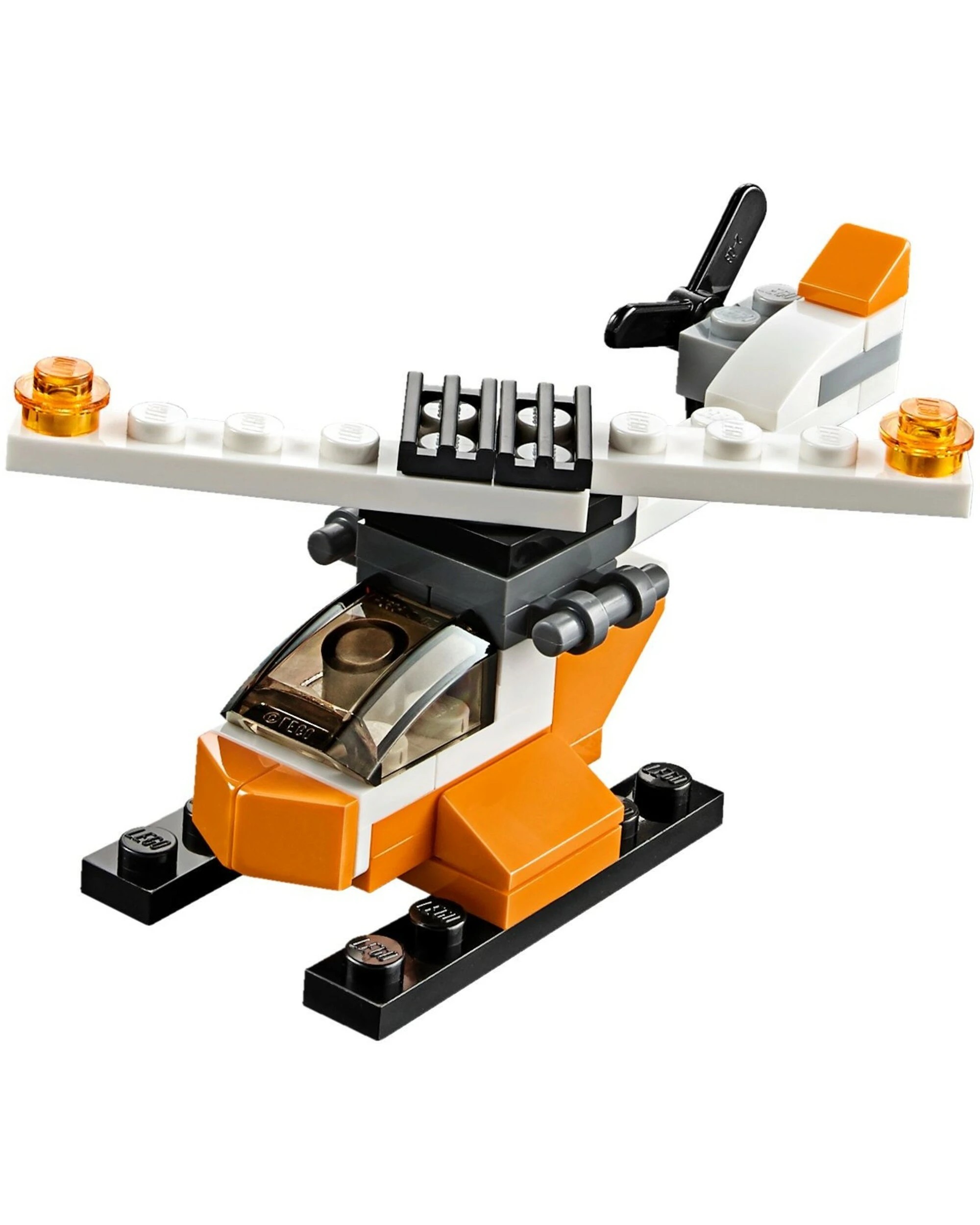 3 LEGO 31043 Chopper Transporter: Truck & Helicopter 3-in-1 Set, 3 of 5