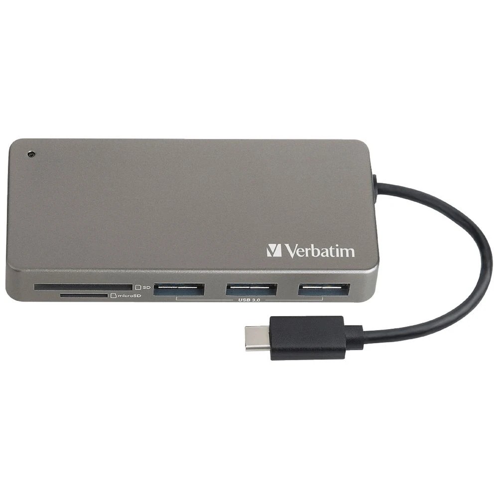 1 Verbatim USB-C Card Reader Hub, 1 of 5