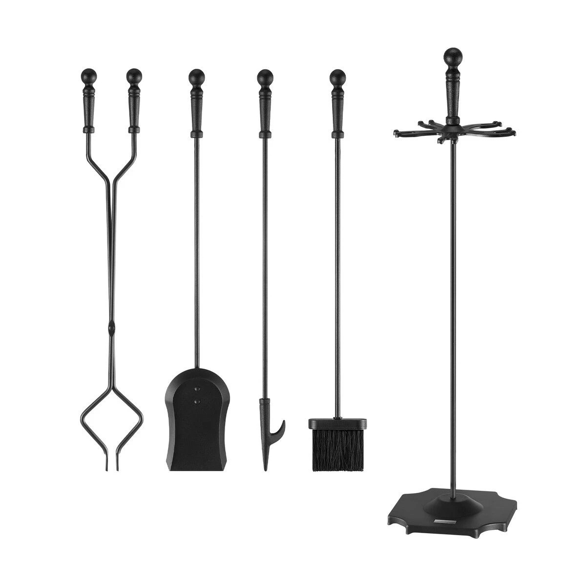 5 Ausway 5PCS Fireplace Tool Set Firepit Accessories, 5 of 5