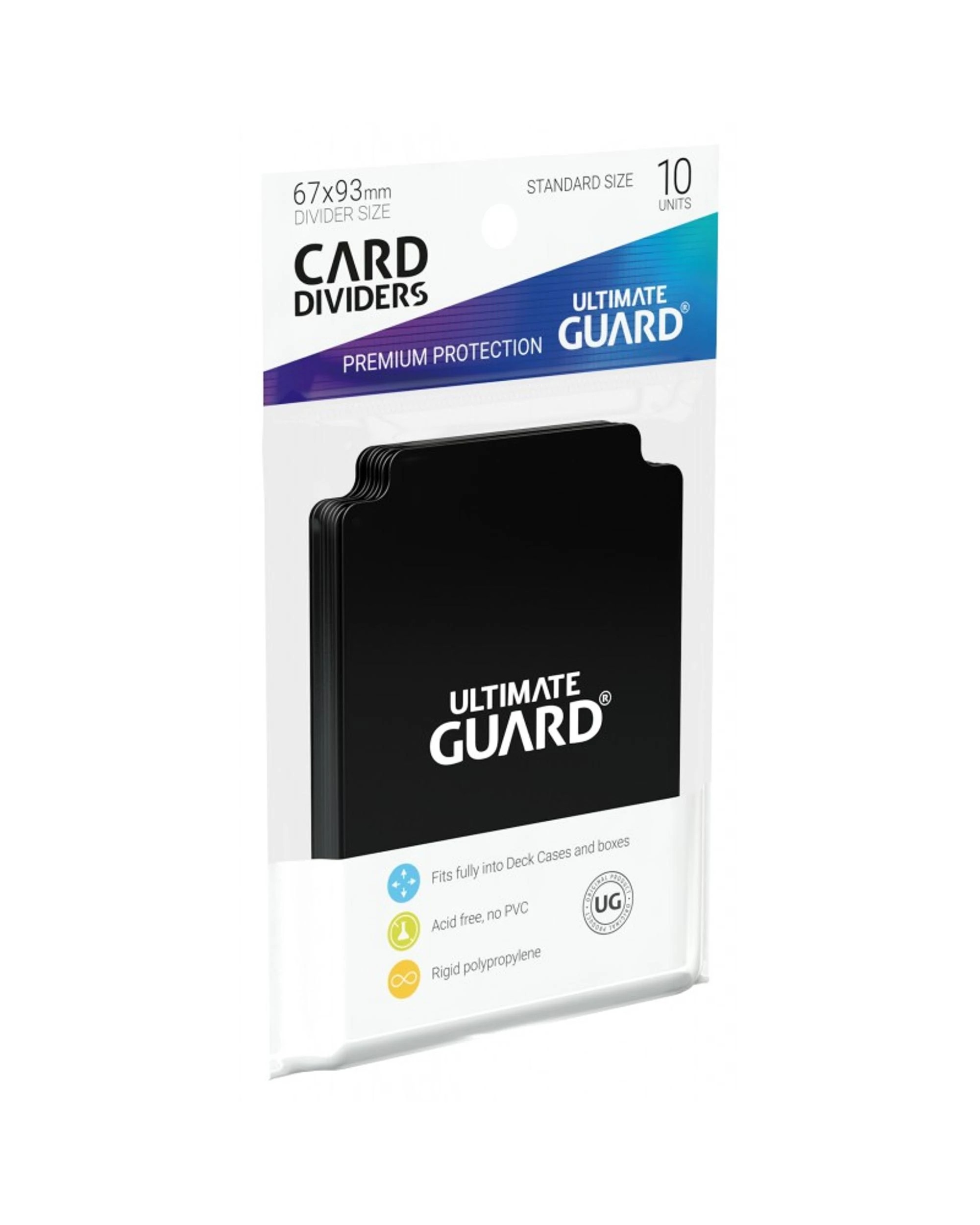 1 Ultimate Guard Card Dividers - Black, 1 of 2