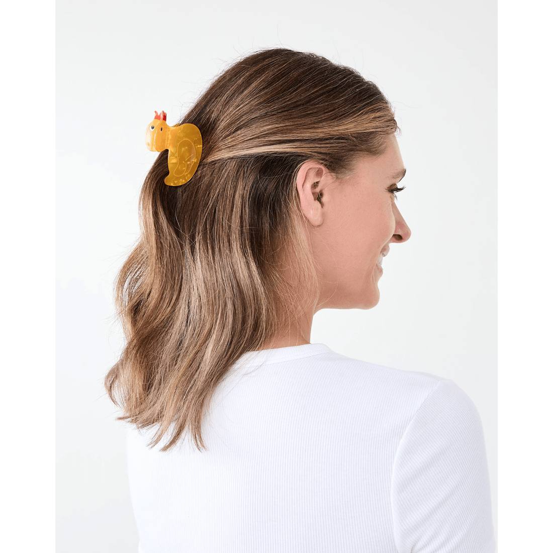 3 Yellow Duck Claw Hair Clip, 3 of 4