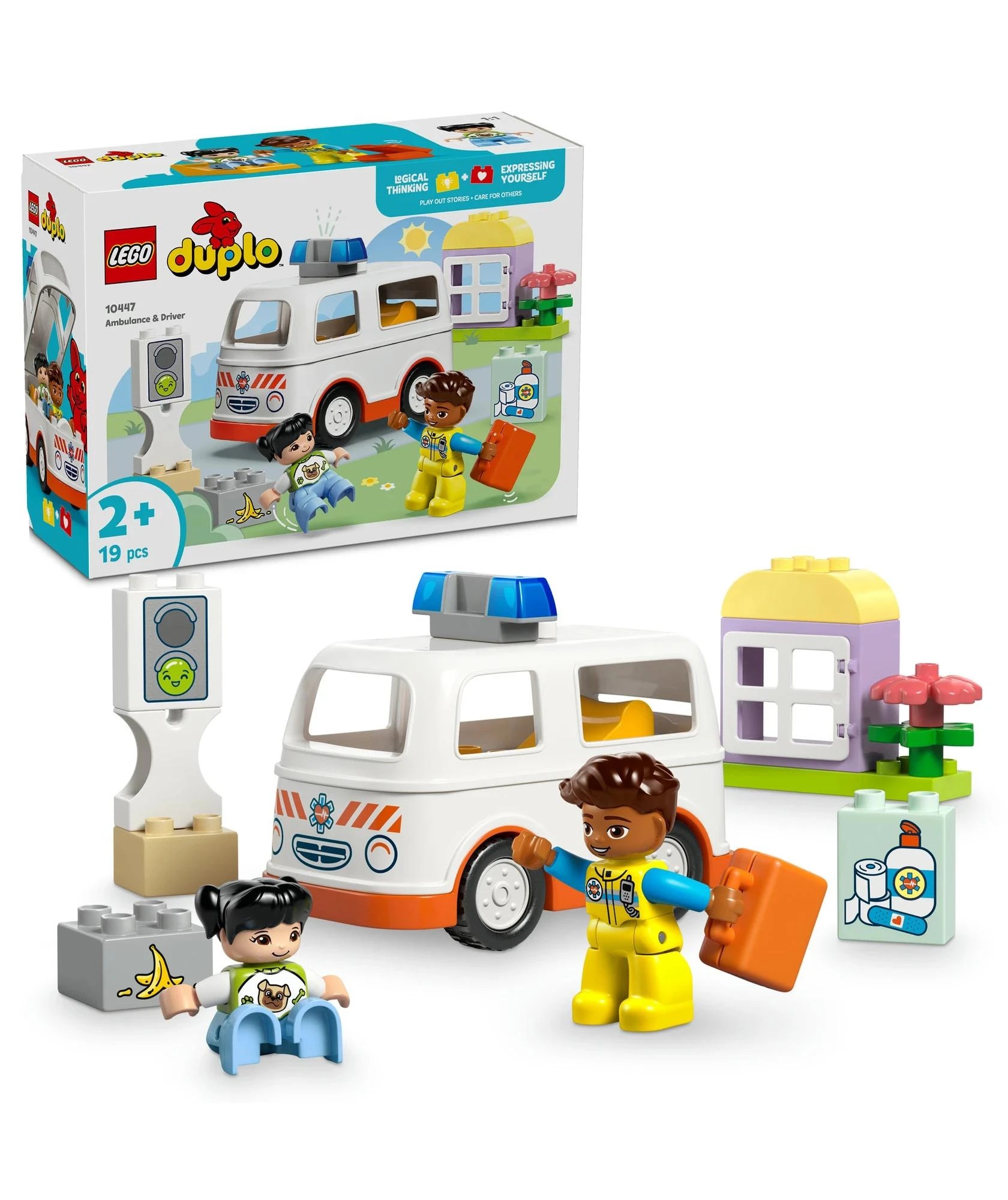 1 LEGO® DUPLO Town Ambulance & Driver 10447 - Multi, 1 of 10