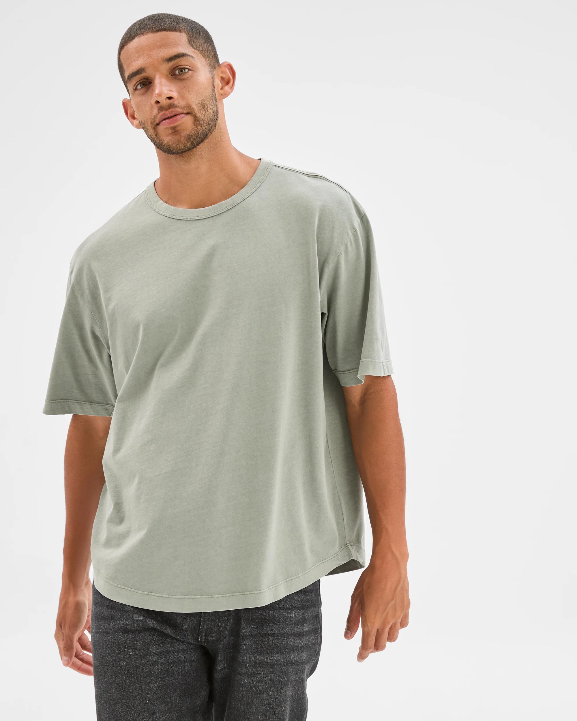 1 Target Man Australian Cotton Oversized T-Shirt PUTTY, 1 of 6