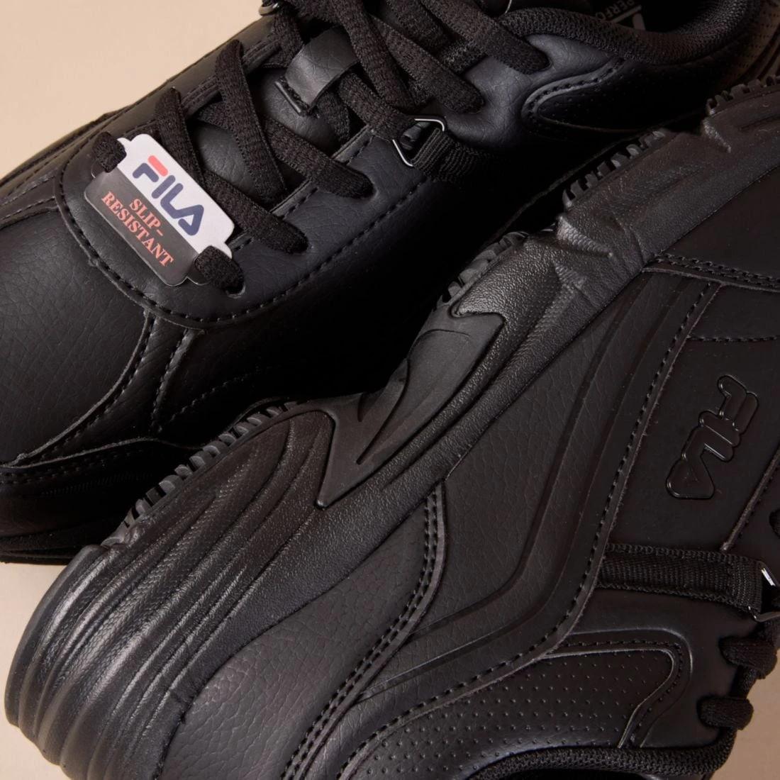 6 Fila Womens Totona Pu Sneakers BLACK, 6 of 6