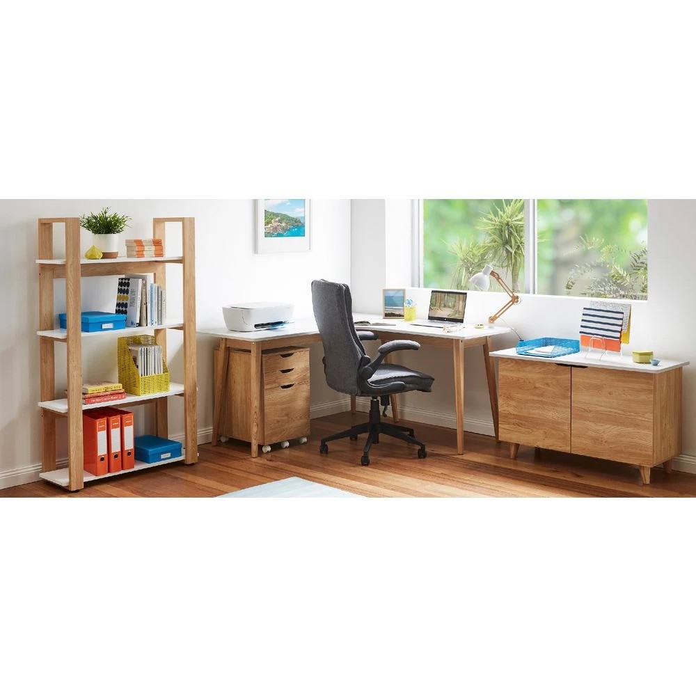 6 Copenhagen Solid Timber 1500 x 1500mm Corner Desk Desks, Tables and Workstations, 6 of 9