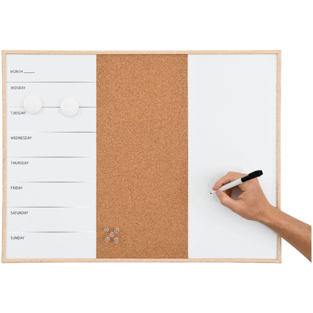 3 Otto 3-in-1 Combination Planner Board 600 x 450mm, 3 of 7