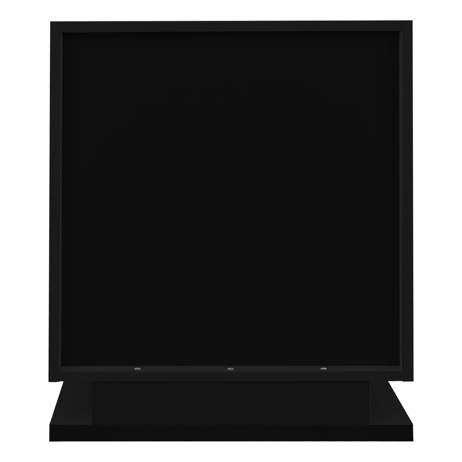 8 Alfordson Bedside Table RGB LED Nightstand 3 Drawers 4 Side High Gloss - Black, 8 of 10