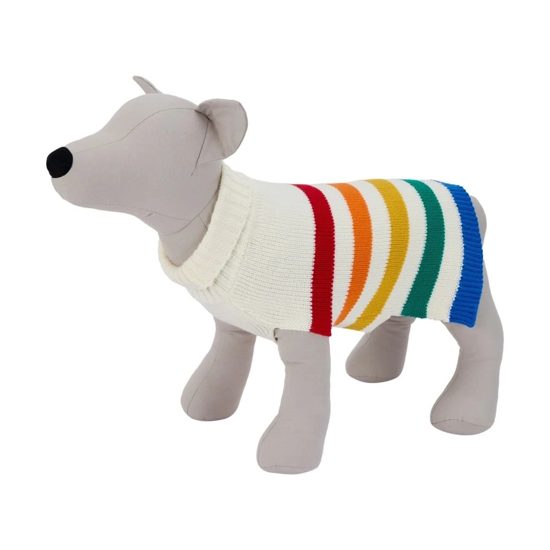 2 Pet Rainbow Knit Jumper - Medium, 2 of 10