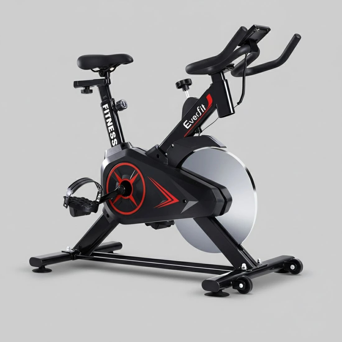 4 Everfit Spin Bike Exercise Bike Flywheel Cycling Home Gym Fitness - Multi, 4 of 6