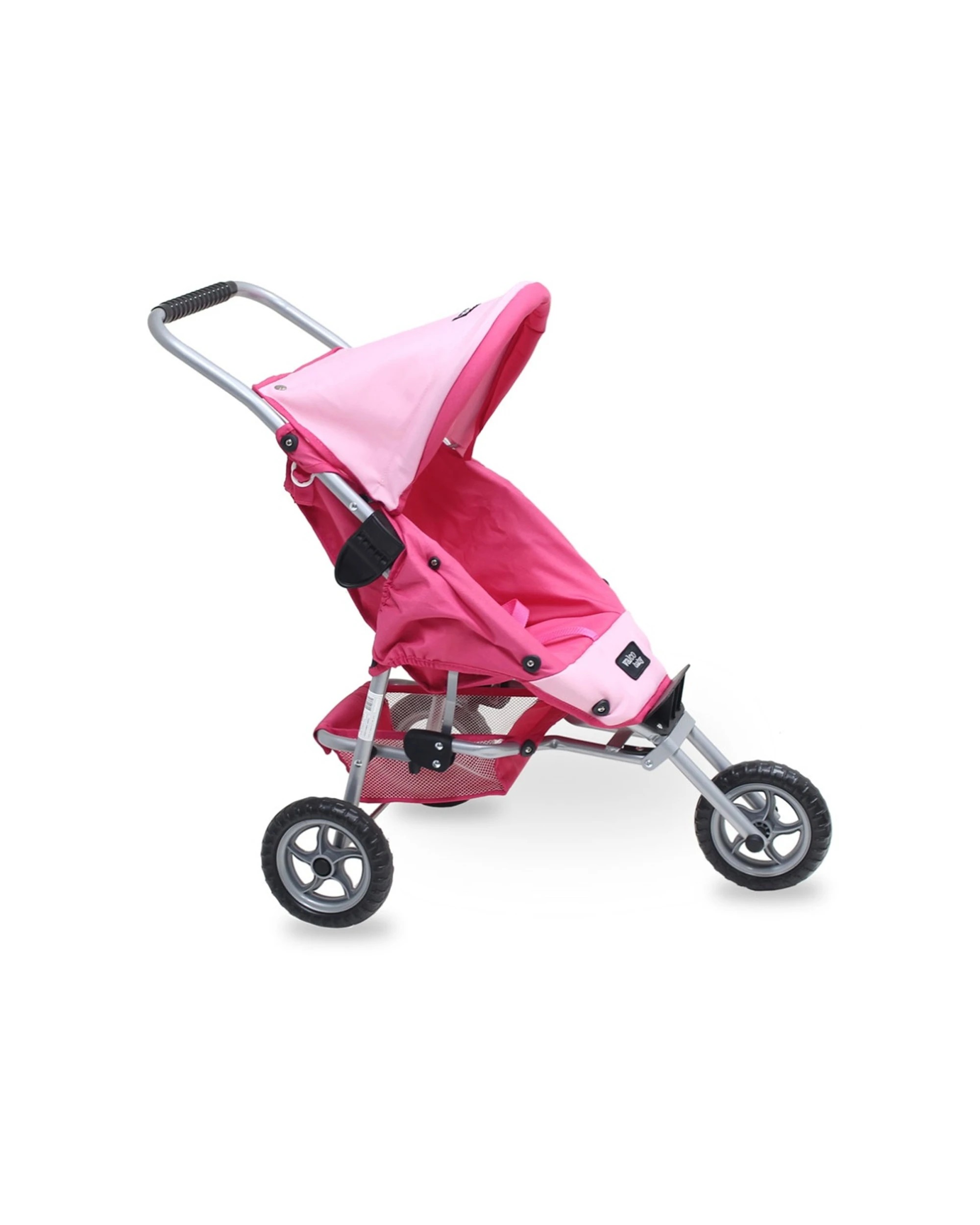 4 JustLikeMum Mini Marathon Doll Stroller Foldable Realistic Design Safety 3y - Pink, 4 of 8