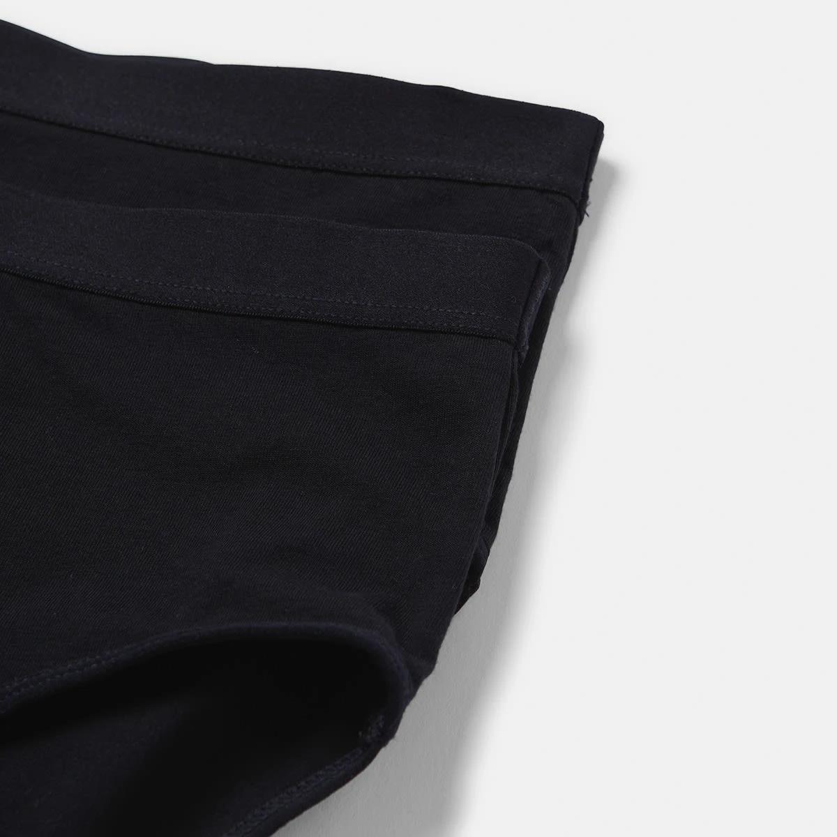 2 2 Pack Full Period Briefs - Moderate and Heavy Flow BLACK, 2 of 7
