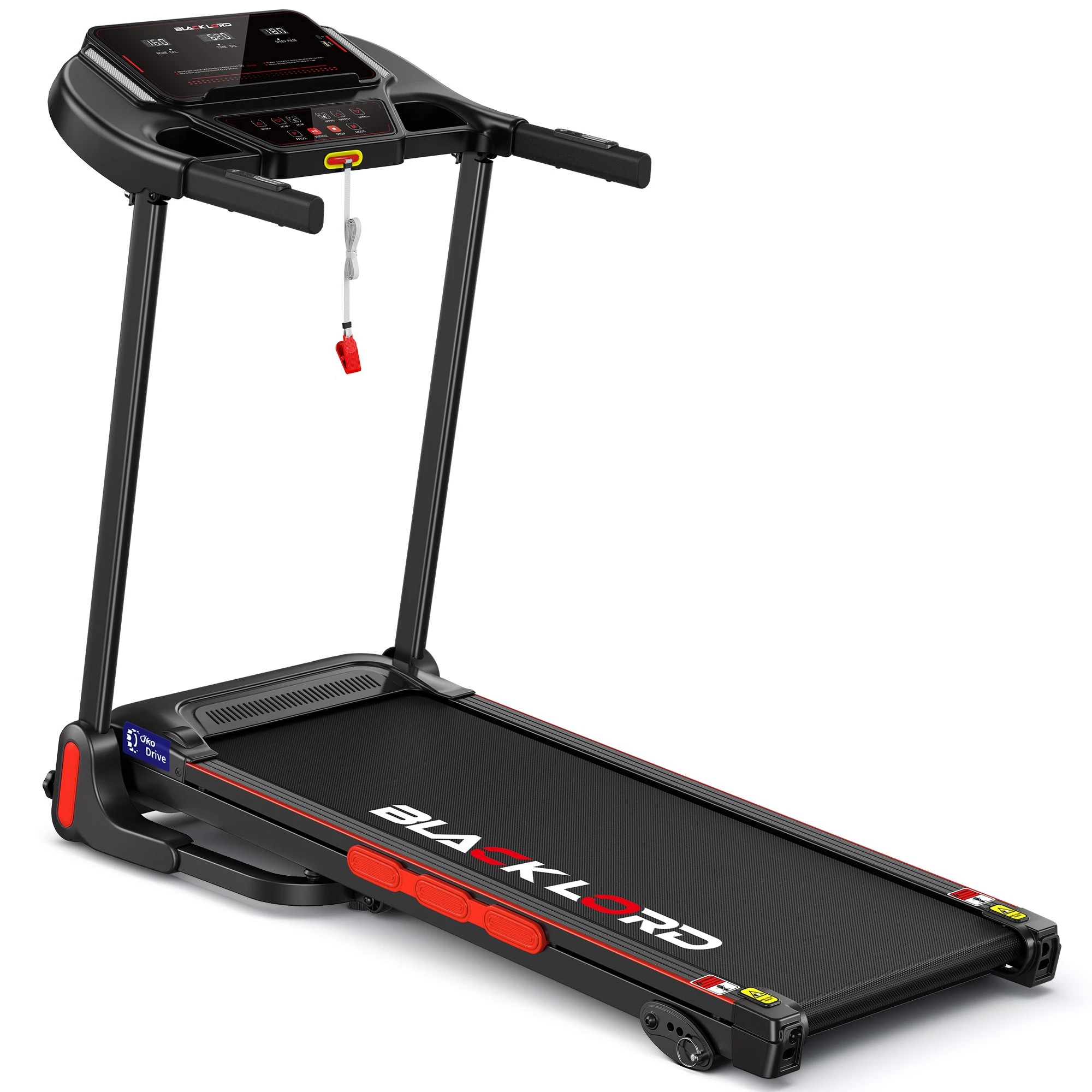 1 Black Lord Treadmill Electric Incline Running Machine - Black, 1 of 7