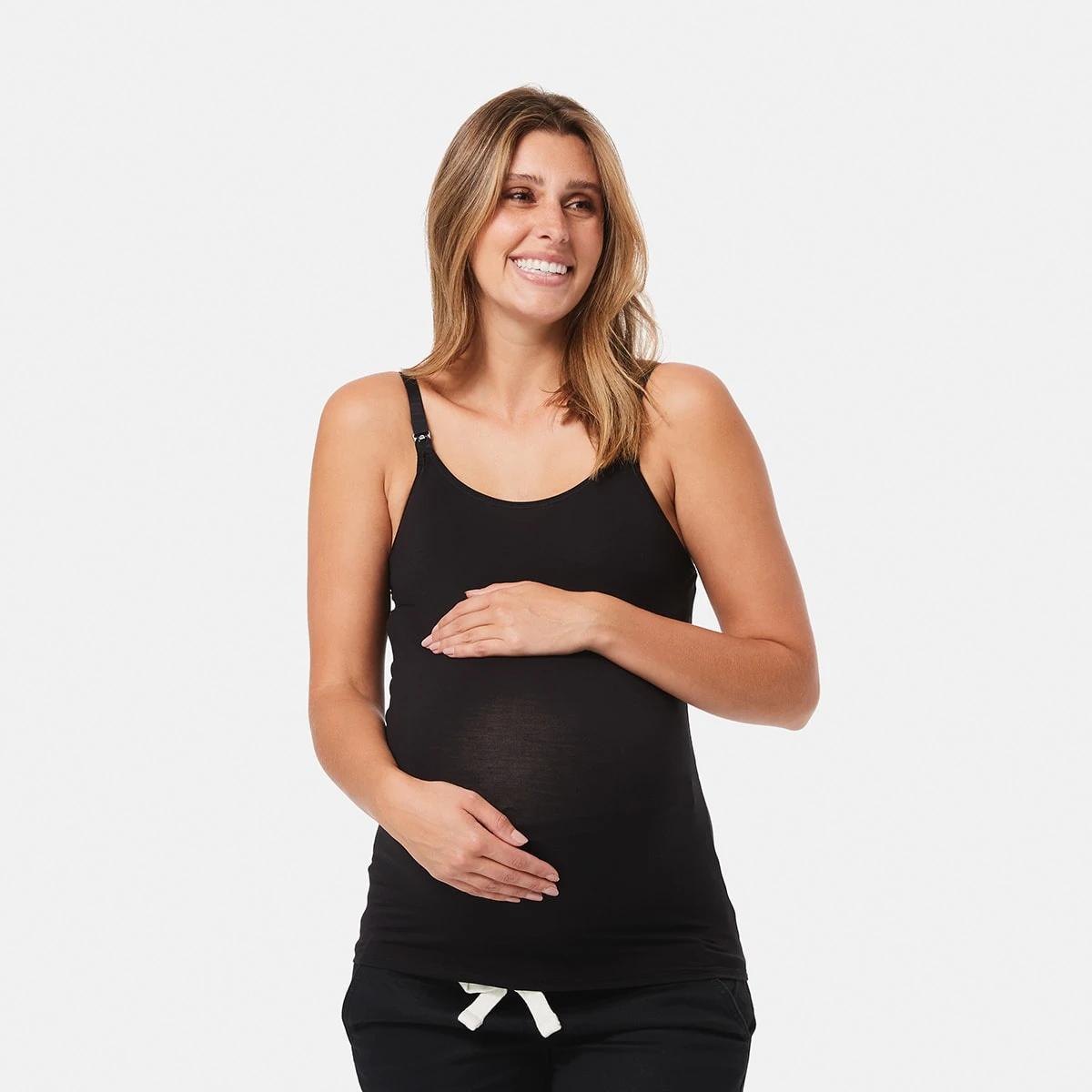 1 Maternity Cami BLACK, 1 of 6