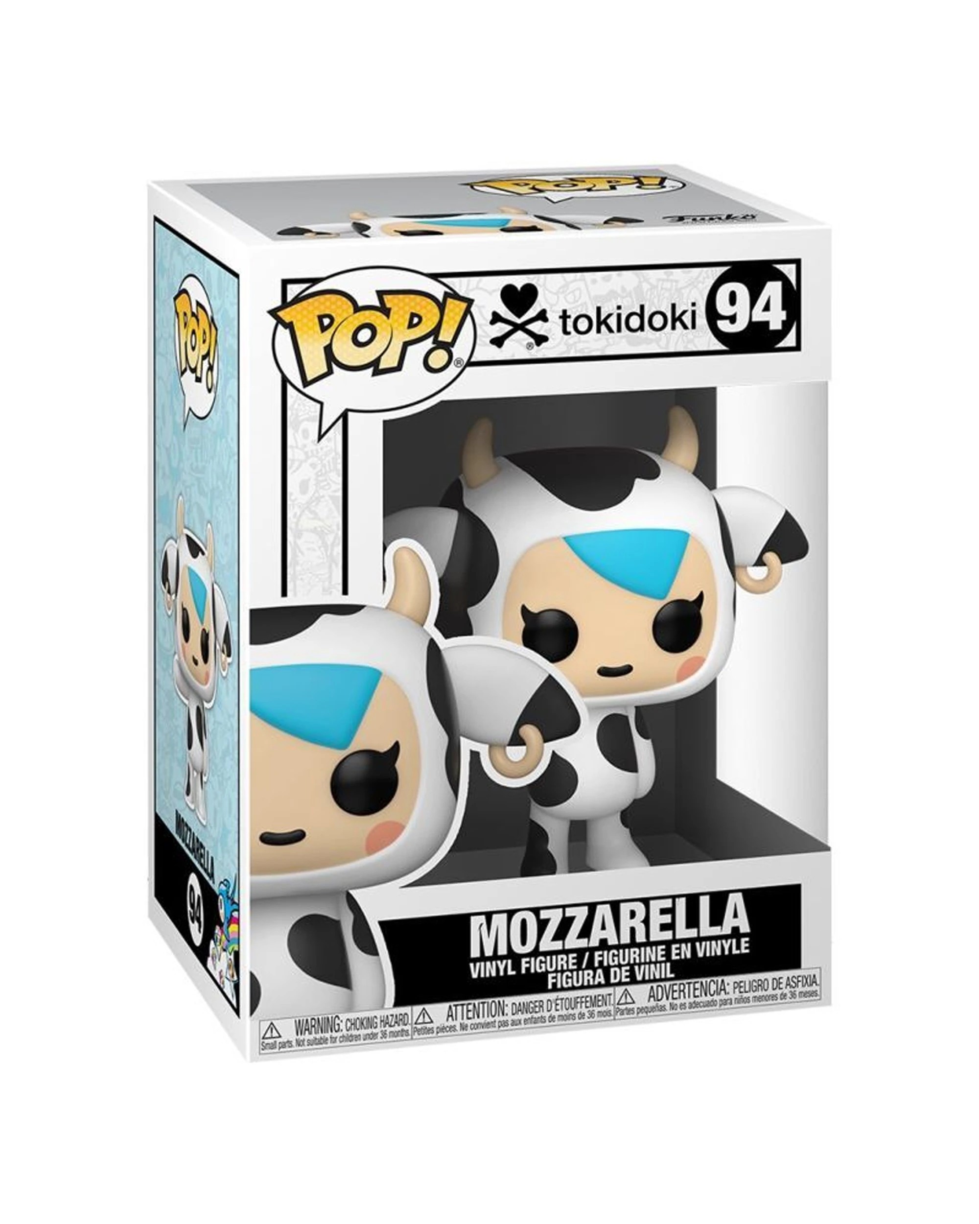 2 Pop Vinyl Figurine Tokidoki - Mozzarella 10cm Vinyl Collectible Figure - Multi, 2 of 3