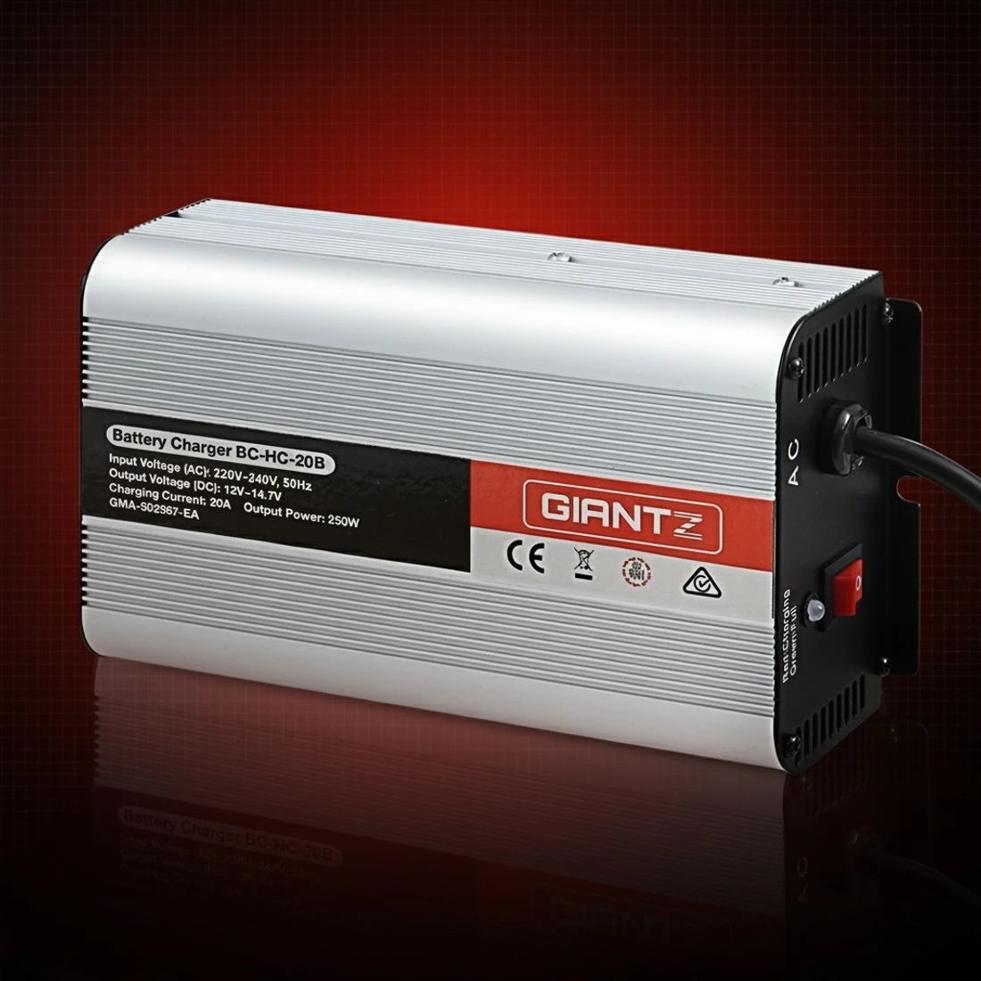7 Giantz 12V 20A Car Battery Charger Inverter 20 Amp ATV 4WD Boat Caravan - Multi, 7 of 7