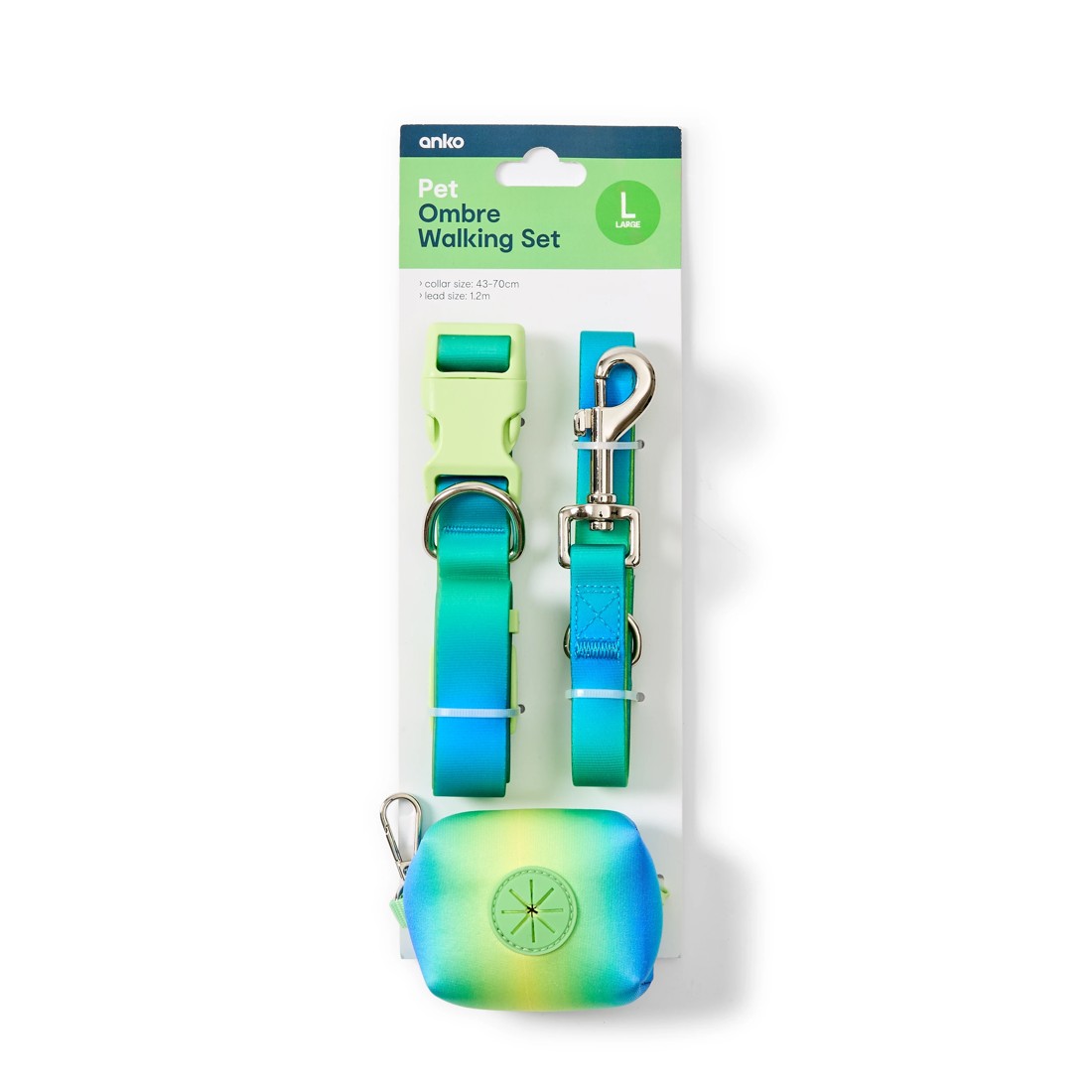 6 Pet Ombre Walking Set - Large, 6 of 6