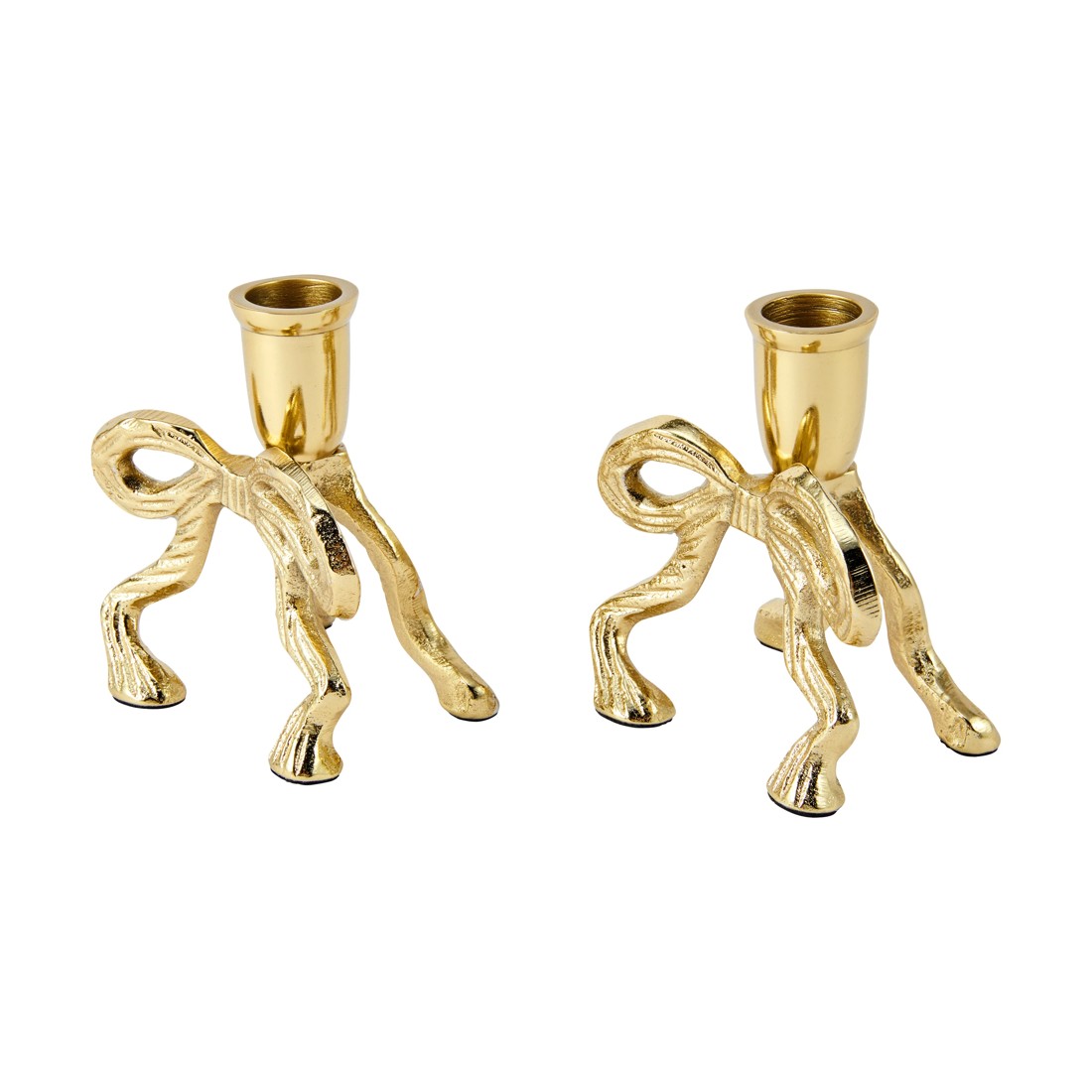 2 Bow Taper Candle Holder Set, 2 of 5