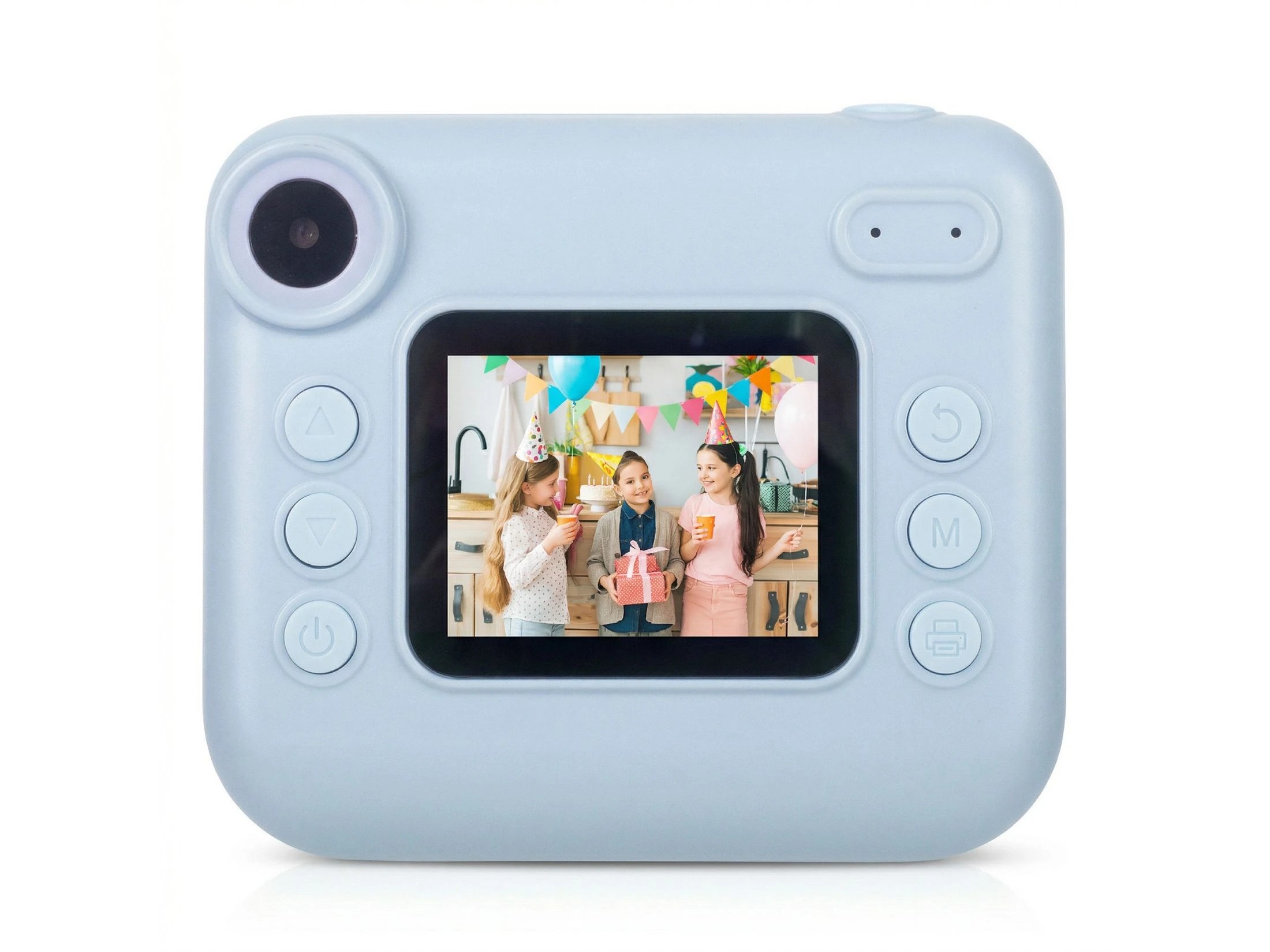 2 Lenoxx Kids 48MP Instant Print Camera with Dual Lens and 1080P HD Video, Blue, 2 of 3