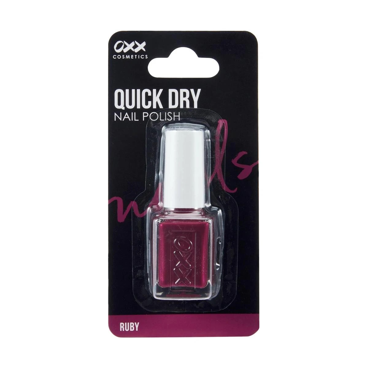 4 OXX Cosmetics Quick Dry Nail Polish - Ruby, 4 of 4