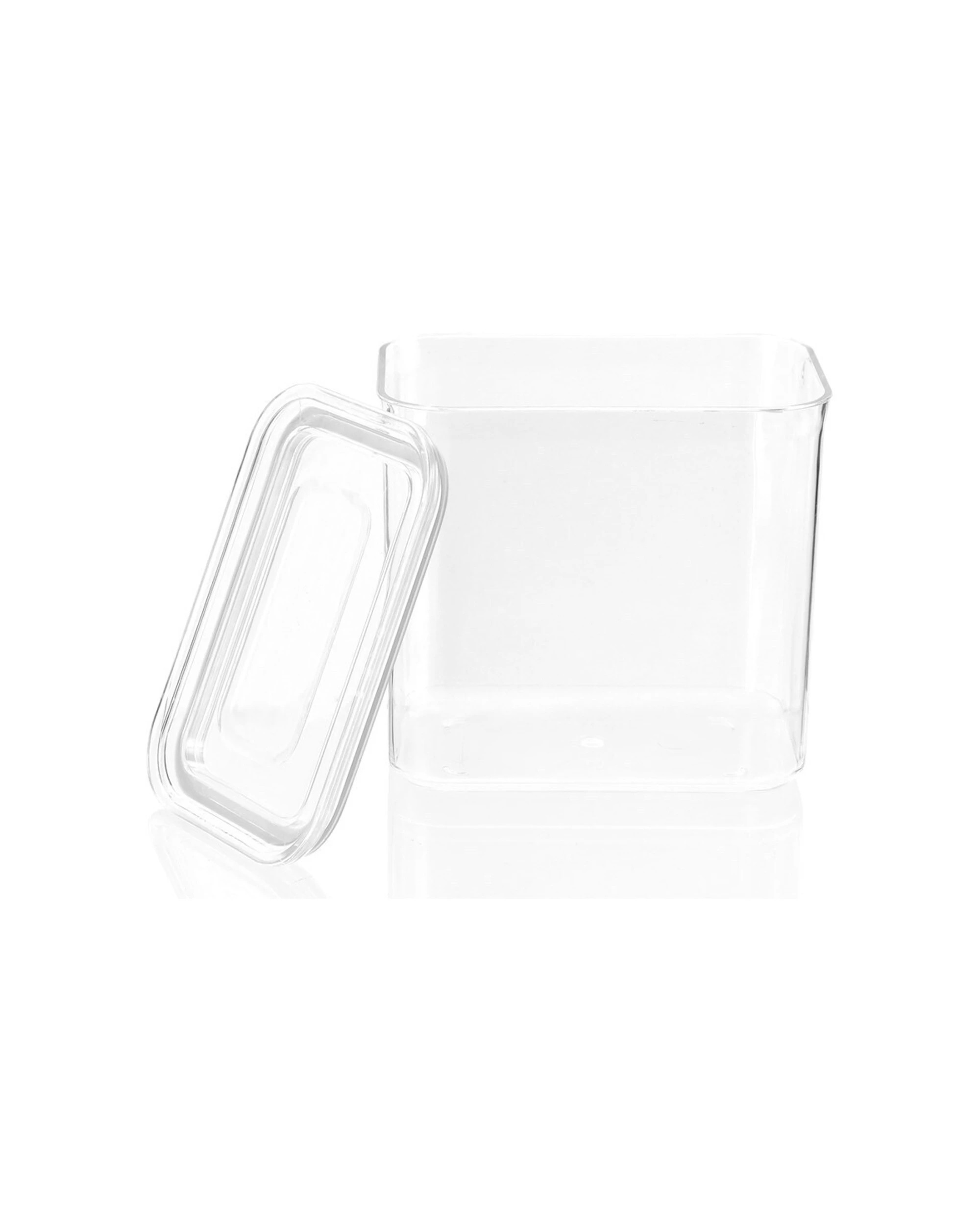 4 Lemon & Lime 3pk Keep Fresh Storer Rect 1.75L Stackable Air Tight Lid - Clear, 4 of 5