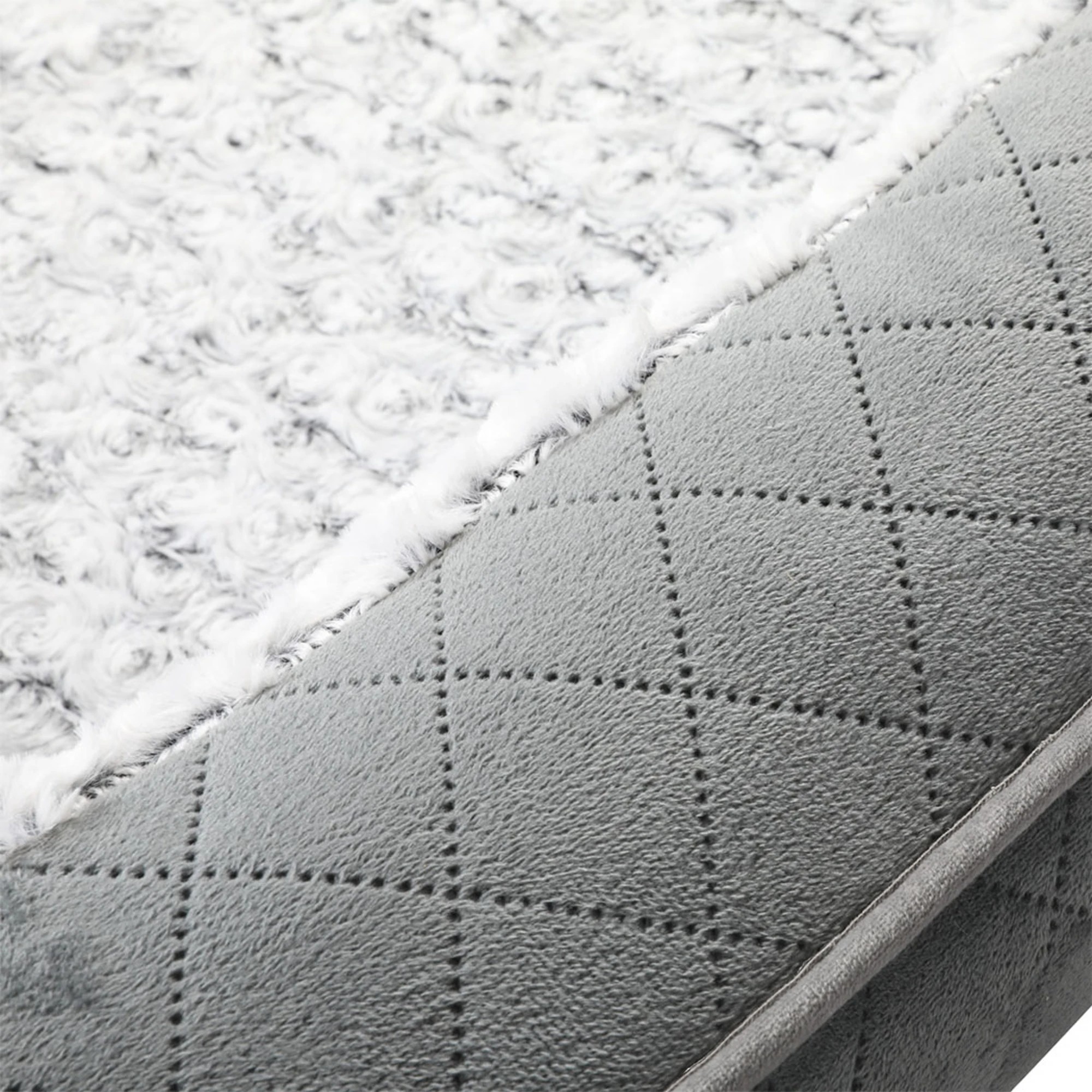 4 Pawz Xl Size Large Dog Bed Orthopedic Memory Foam In Colour - Grey, 4 of 9