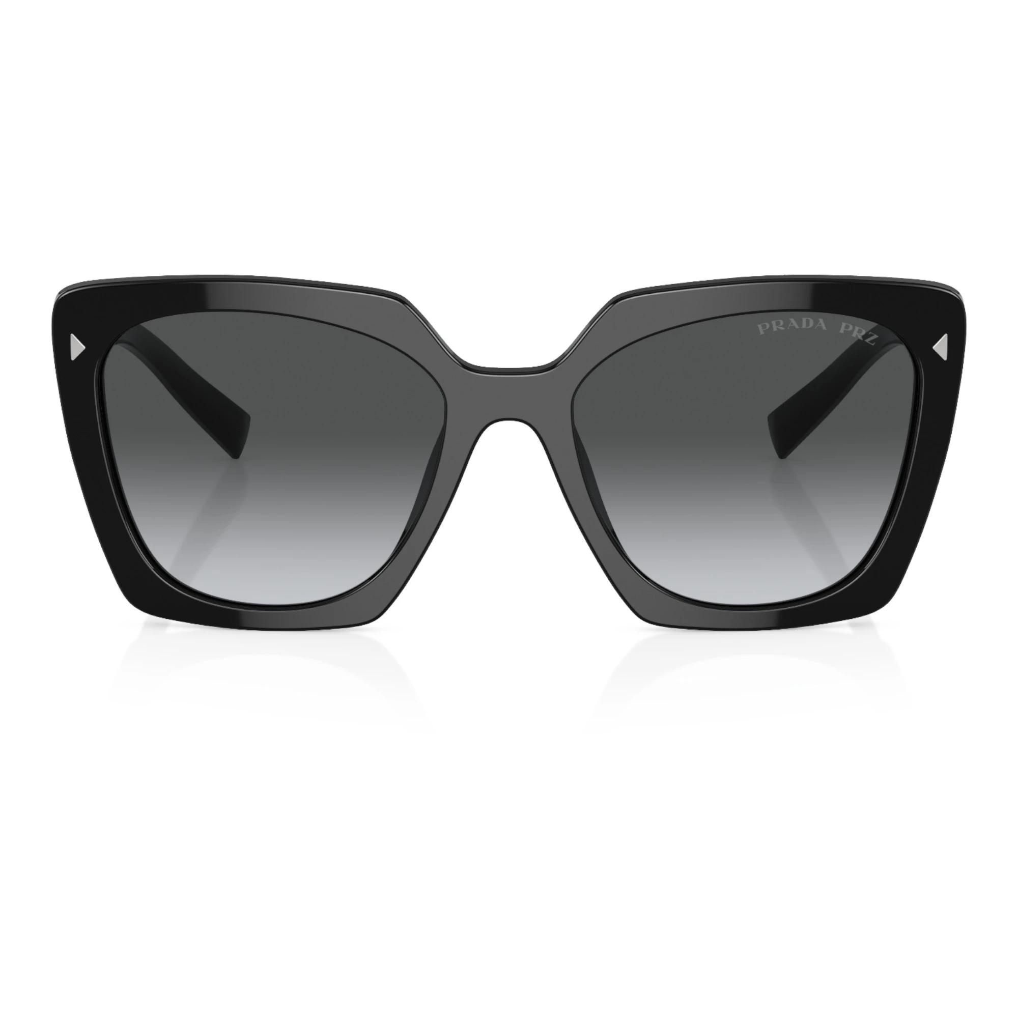 4 Prada Womens Polarised Sunglasses PR23ZS Gradient Sunnies BLACK/POLAR GREY, 4 of 5