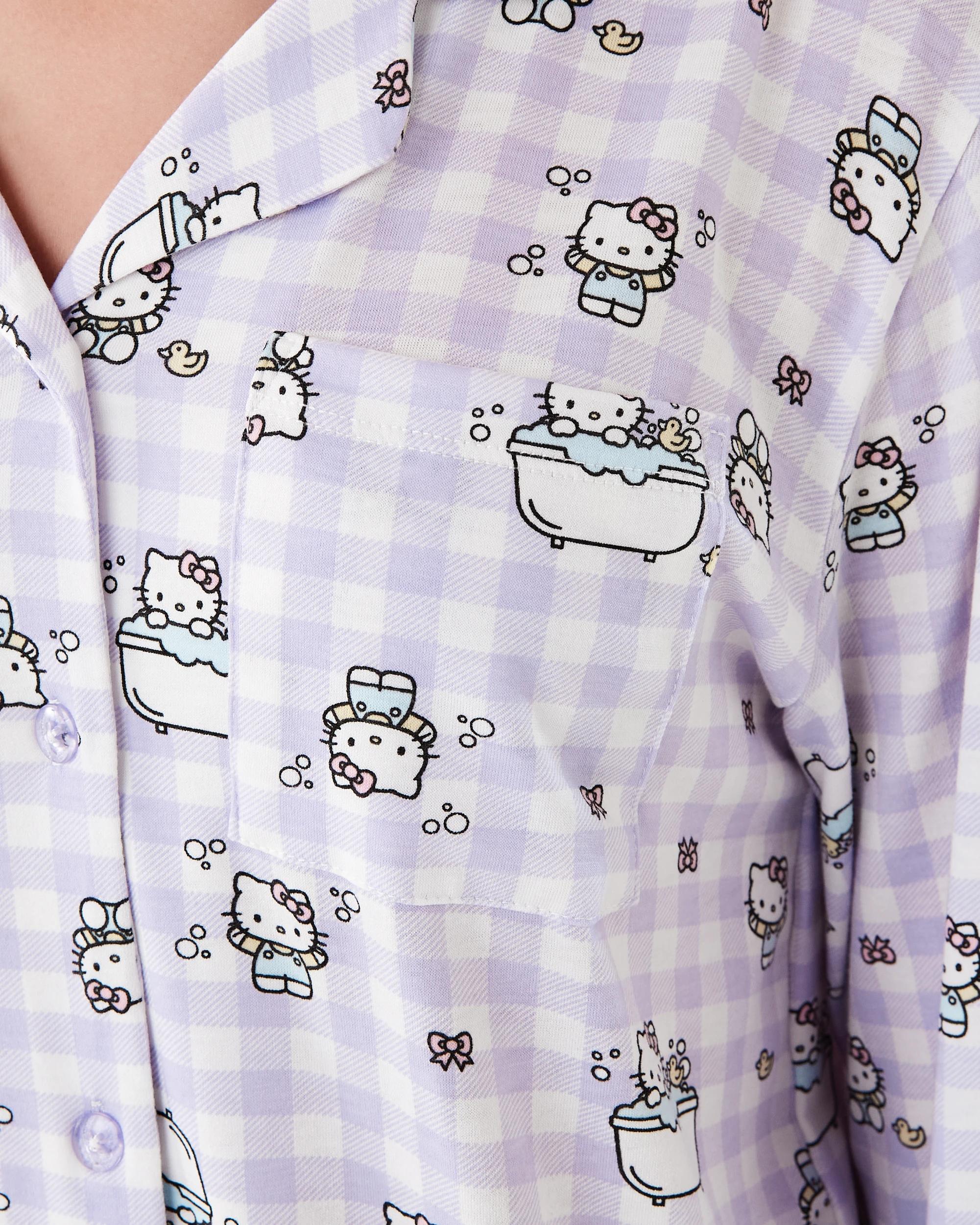5 Hello Kitty License Button Down Pyjama Set H Kitty, 5 of 8