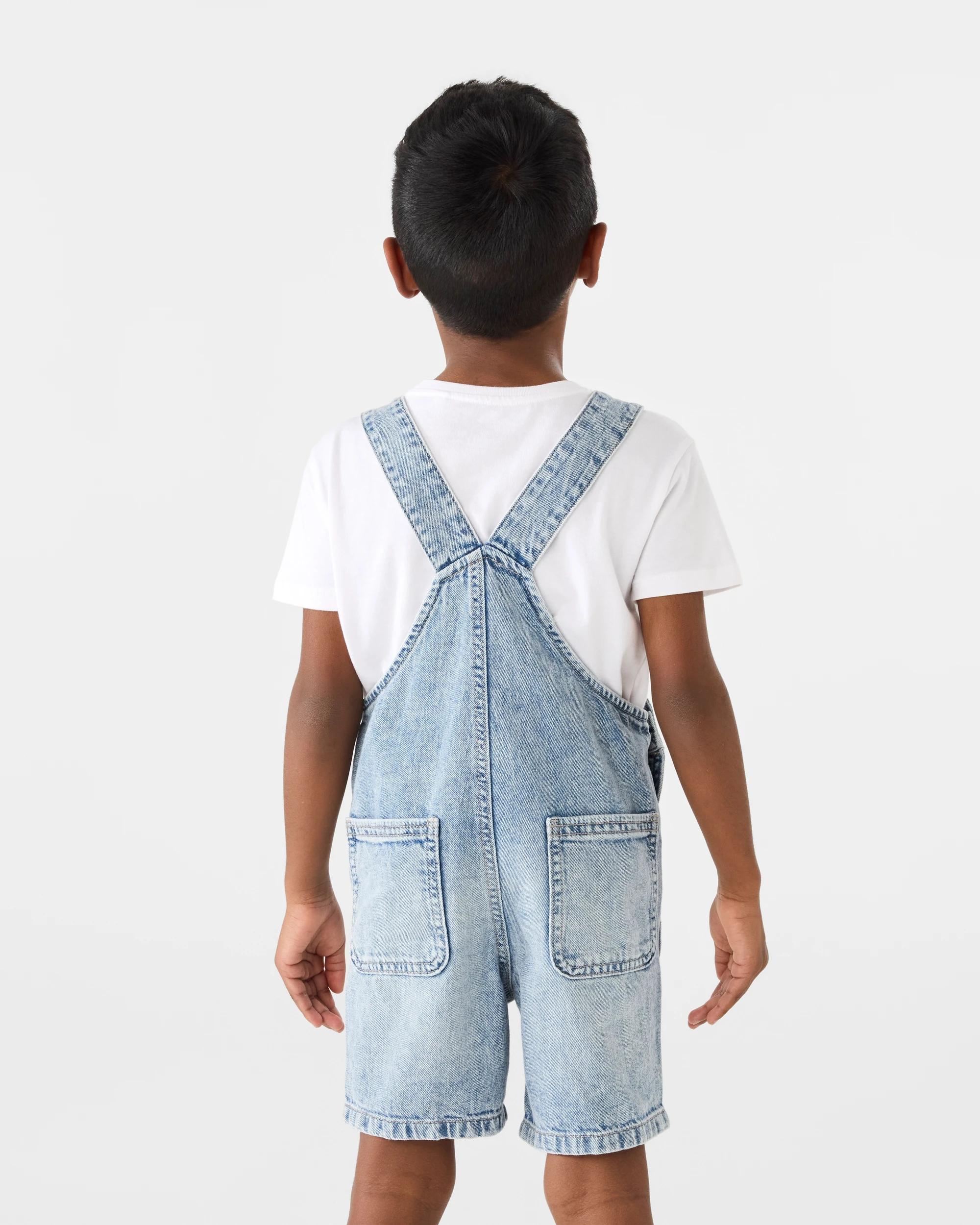 2 Denim Overalls Bleach Blu, 2 of 8